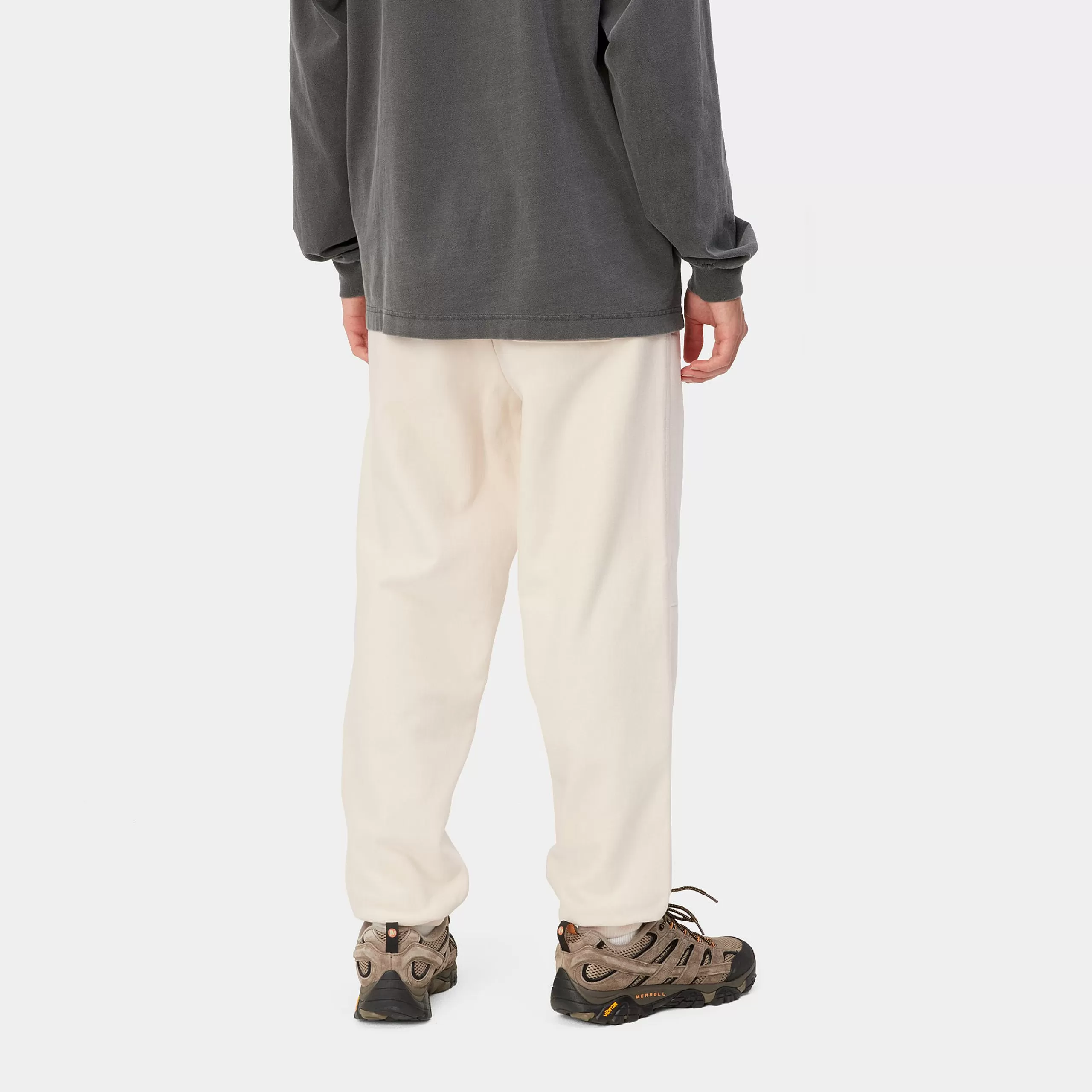 New Carhartt WIP American Script Jogging Pant Natural