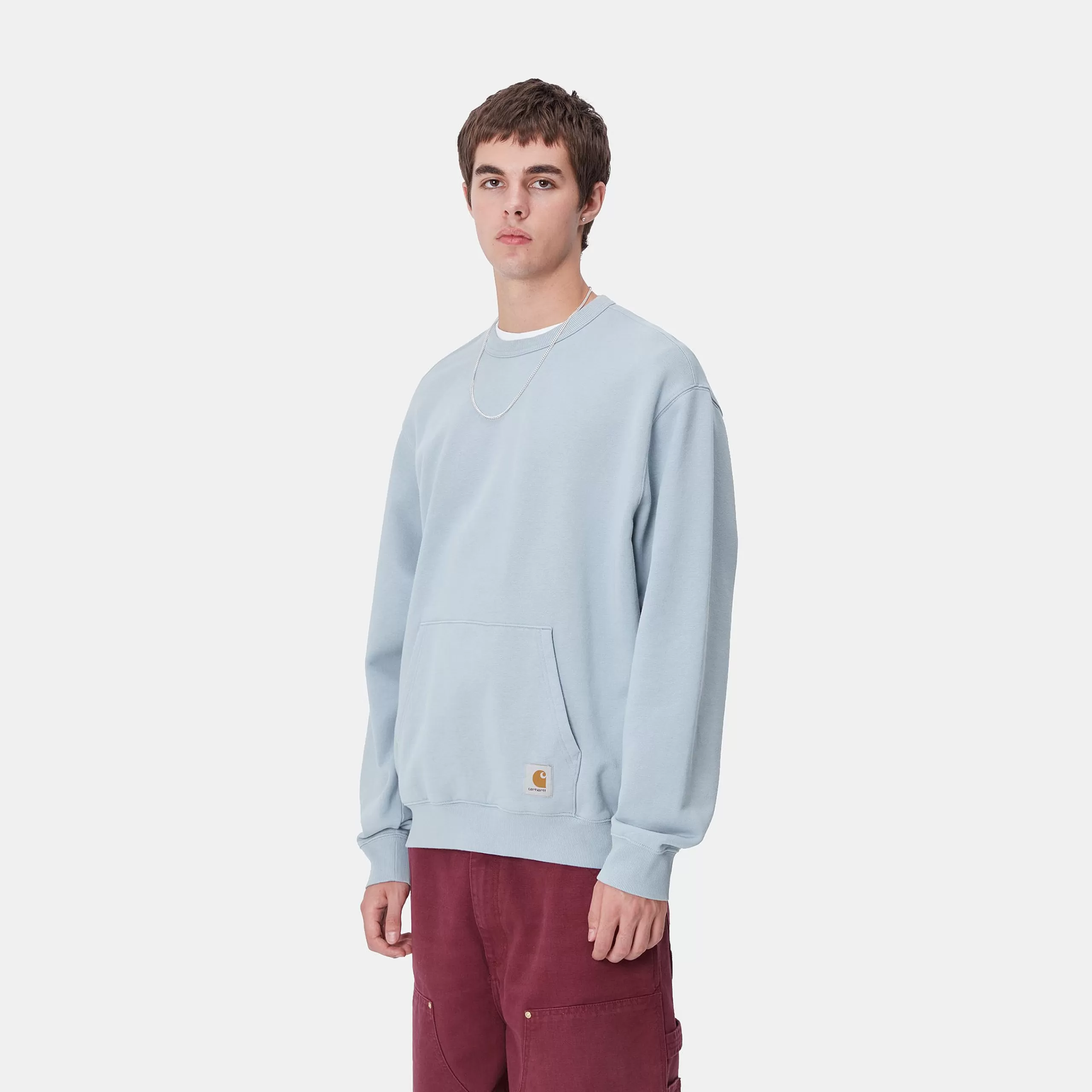 New Carhartt WIP Billy Sweat Misty Sky