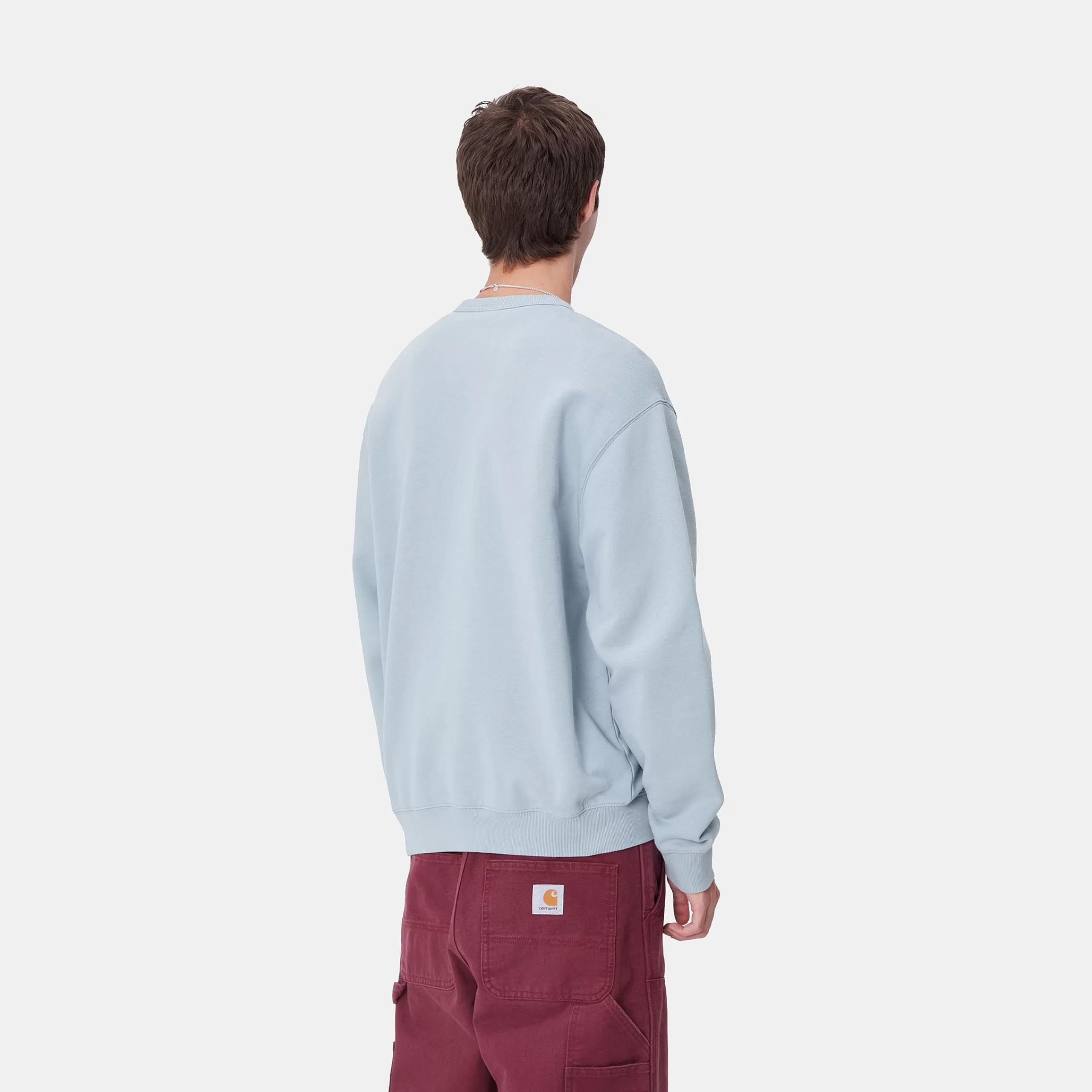 New Carhartt WIP Billy Sweat Misty Sky