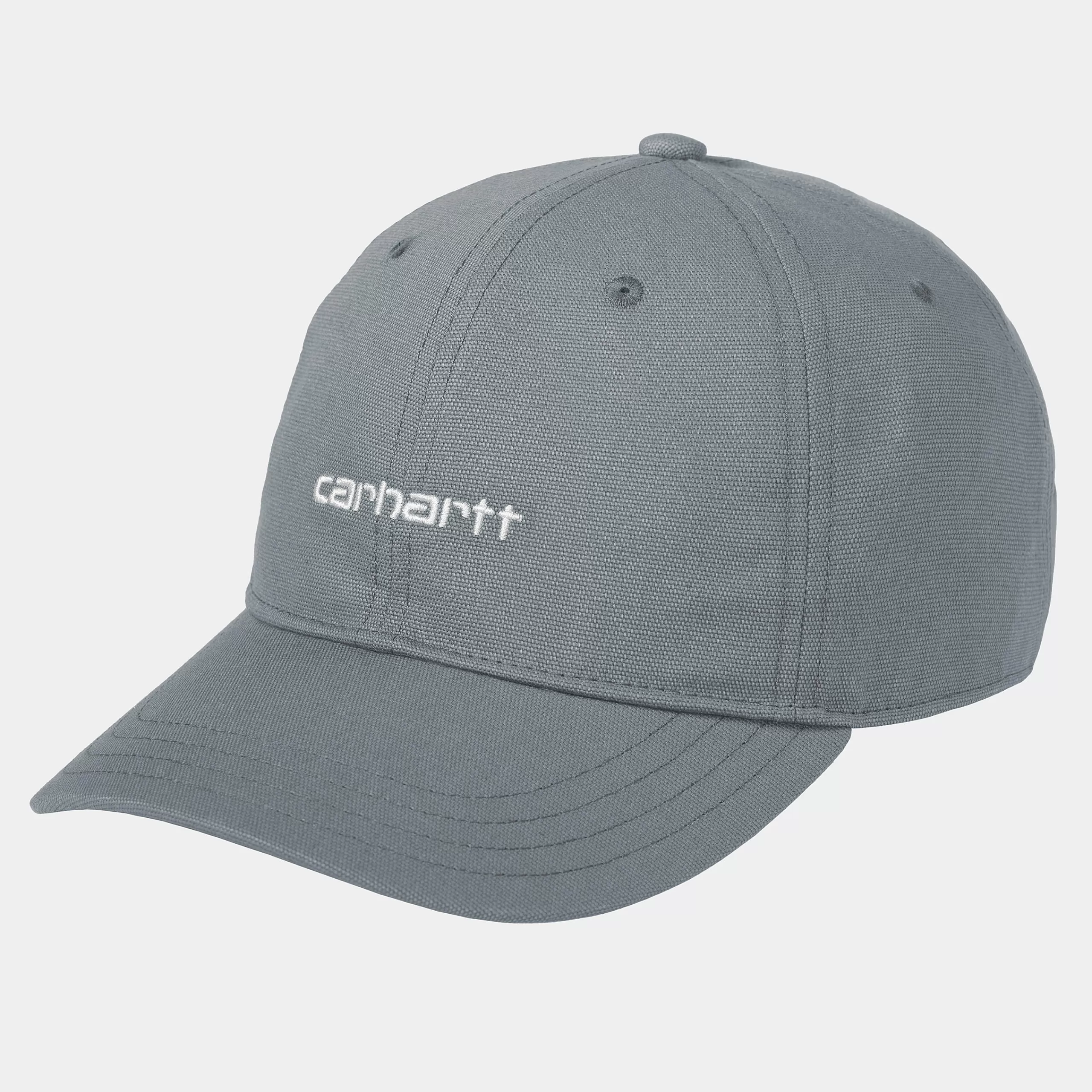 Cheap Carhartt WIP Canvas Script Cap Dove Grey / Wax