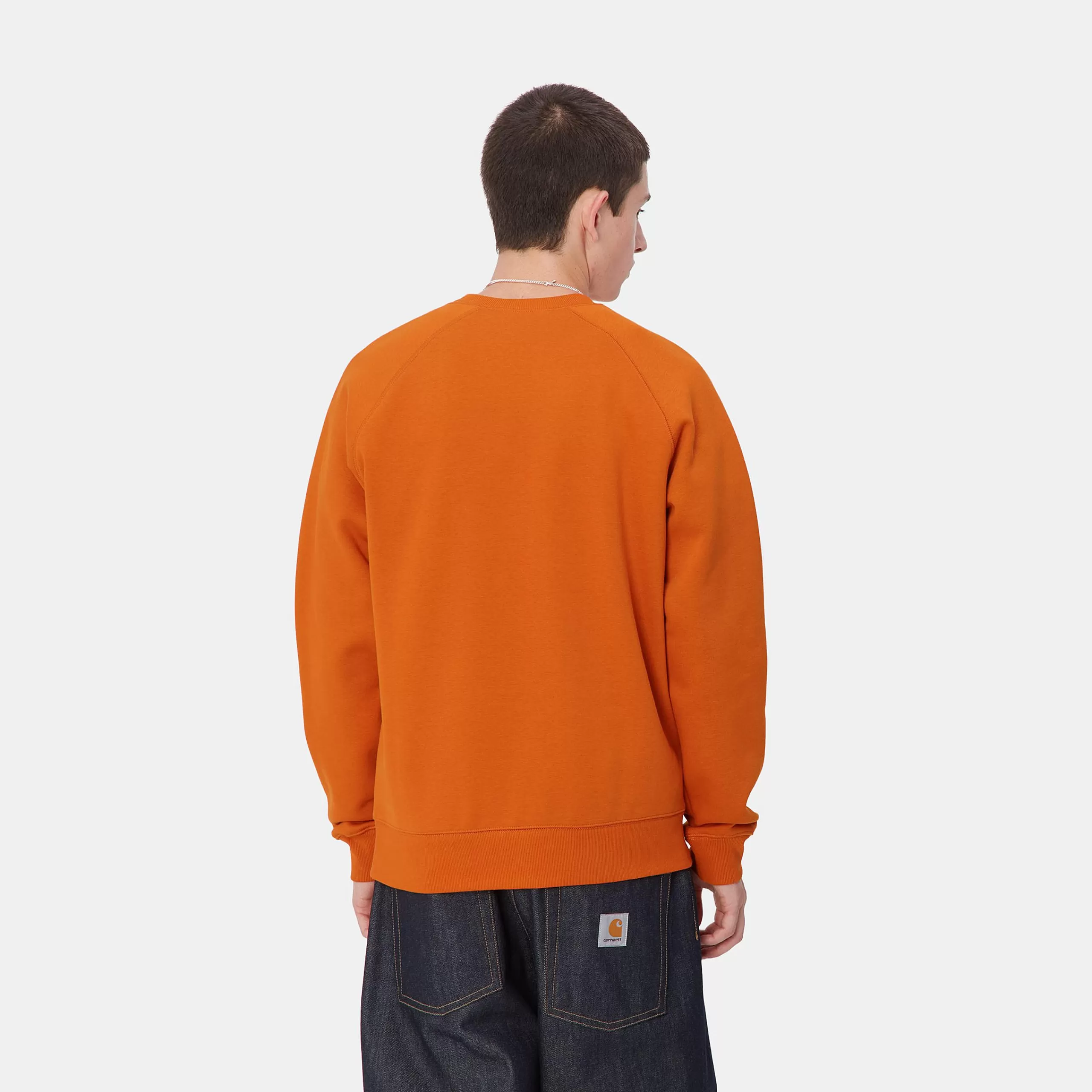 New Carhartt WIP Chase Sweatshirt Turmeric / Gold