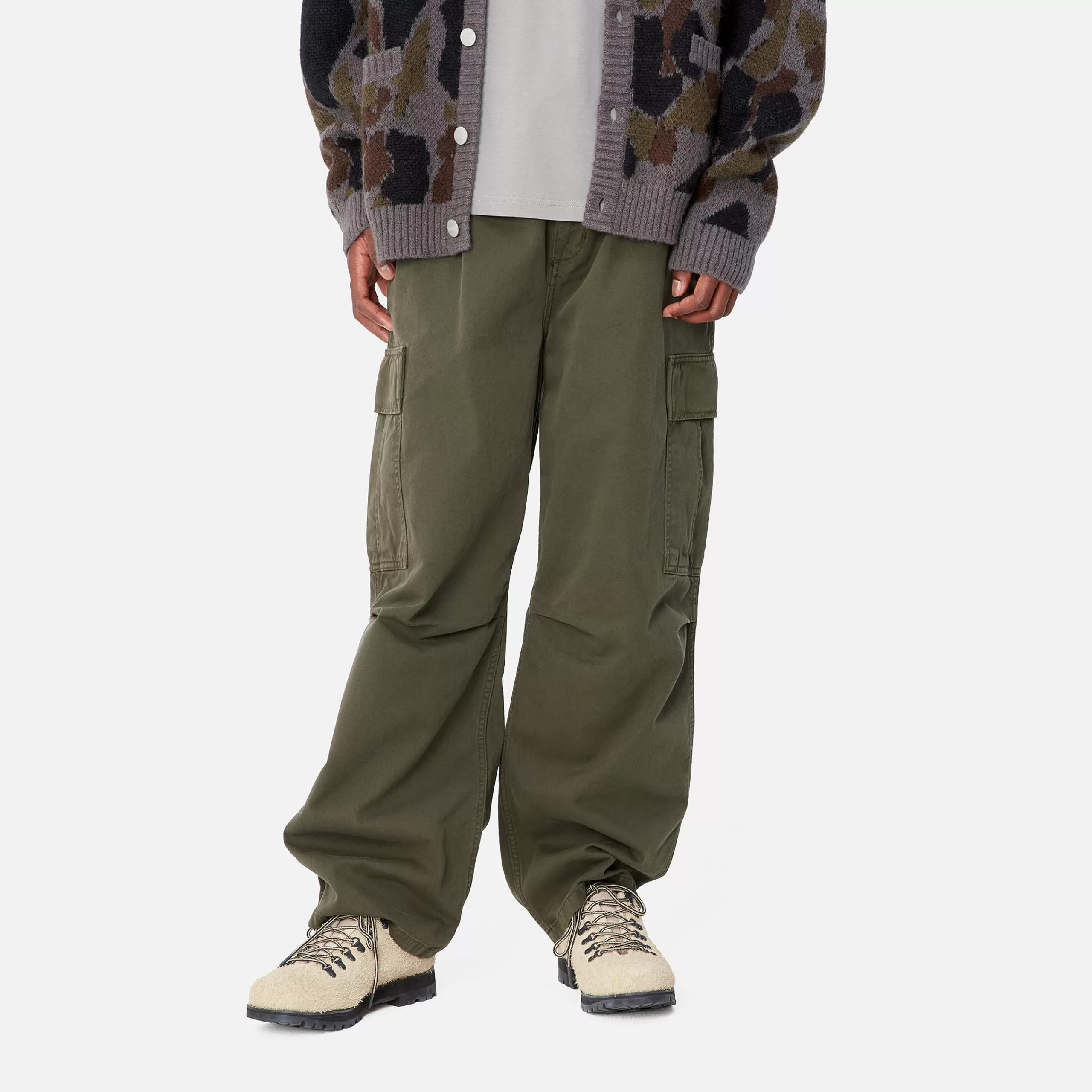 Shop Carhartt WIP Cole Cargo Pant Office Green