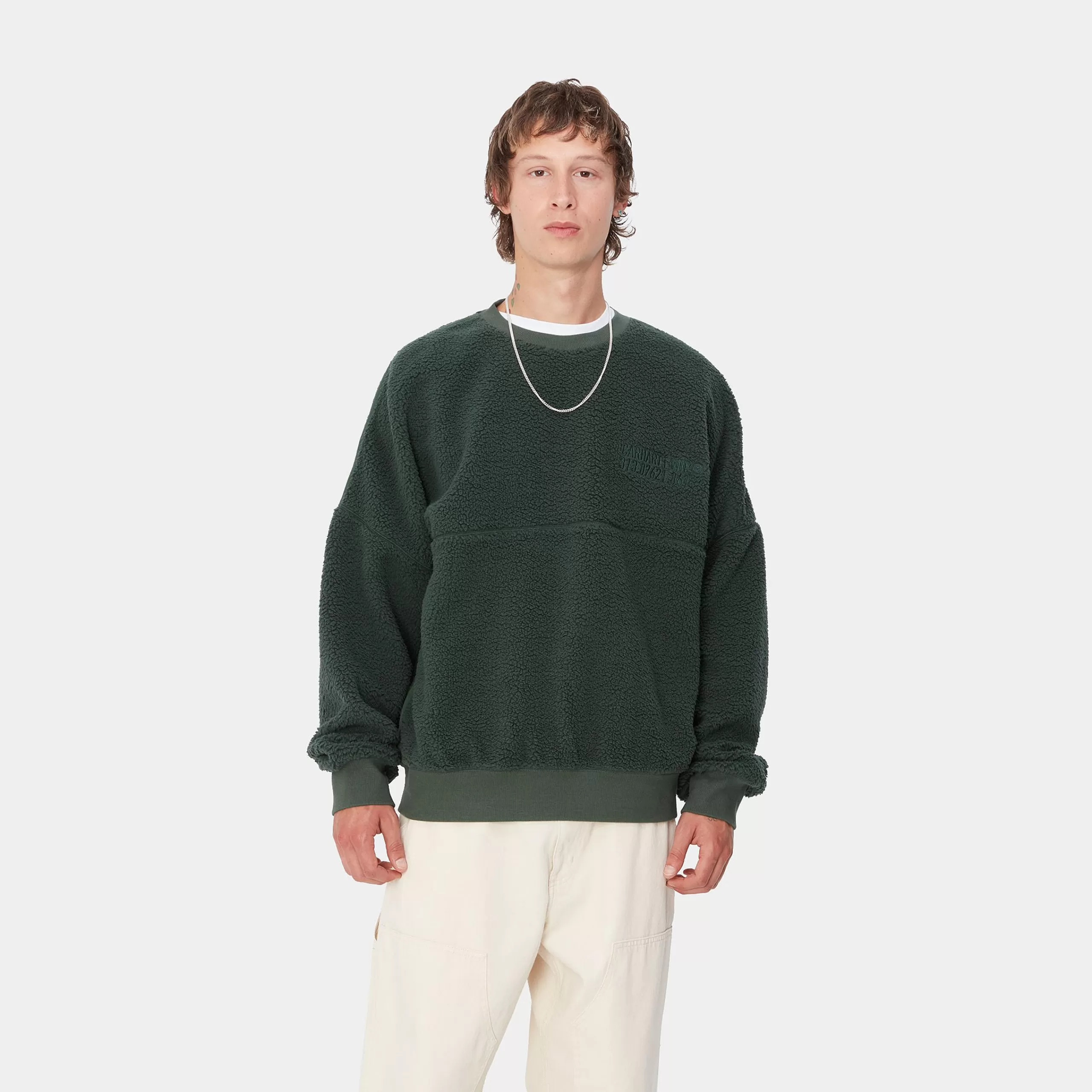 Shop Carhartt WIP Coordinate Sweat Sycamore Tree / Green