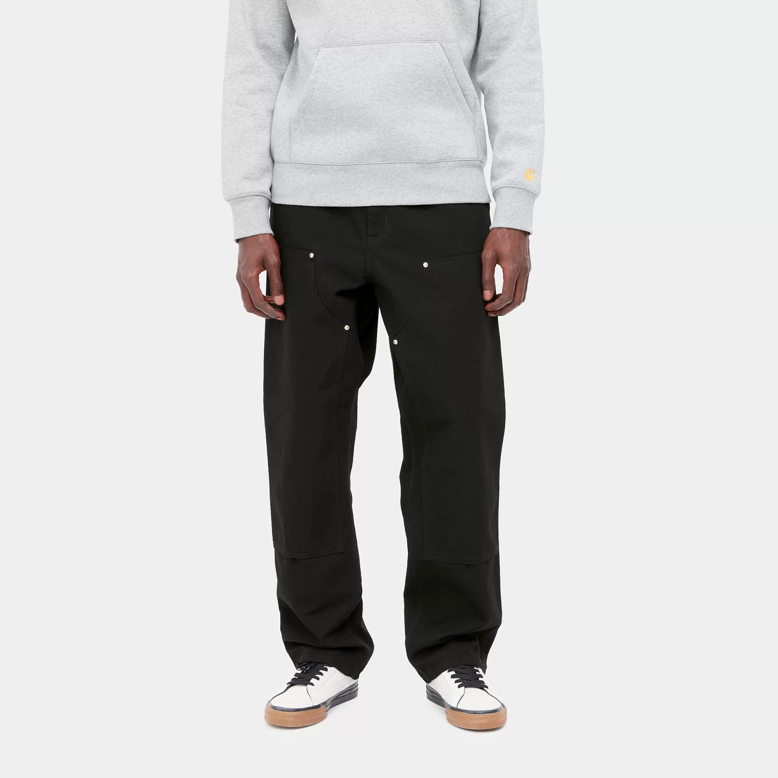 New Carhartt WIP Double Knee Pant Black