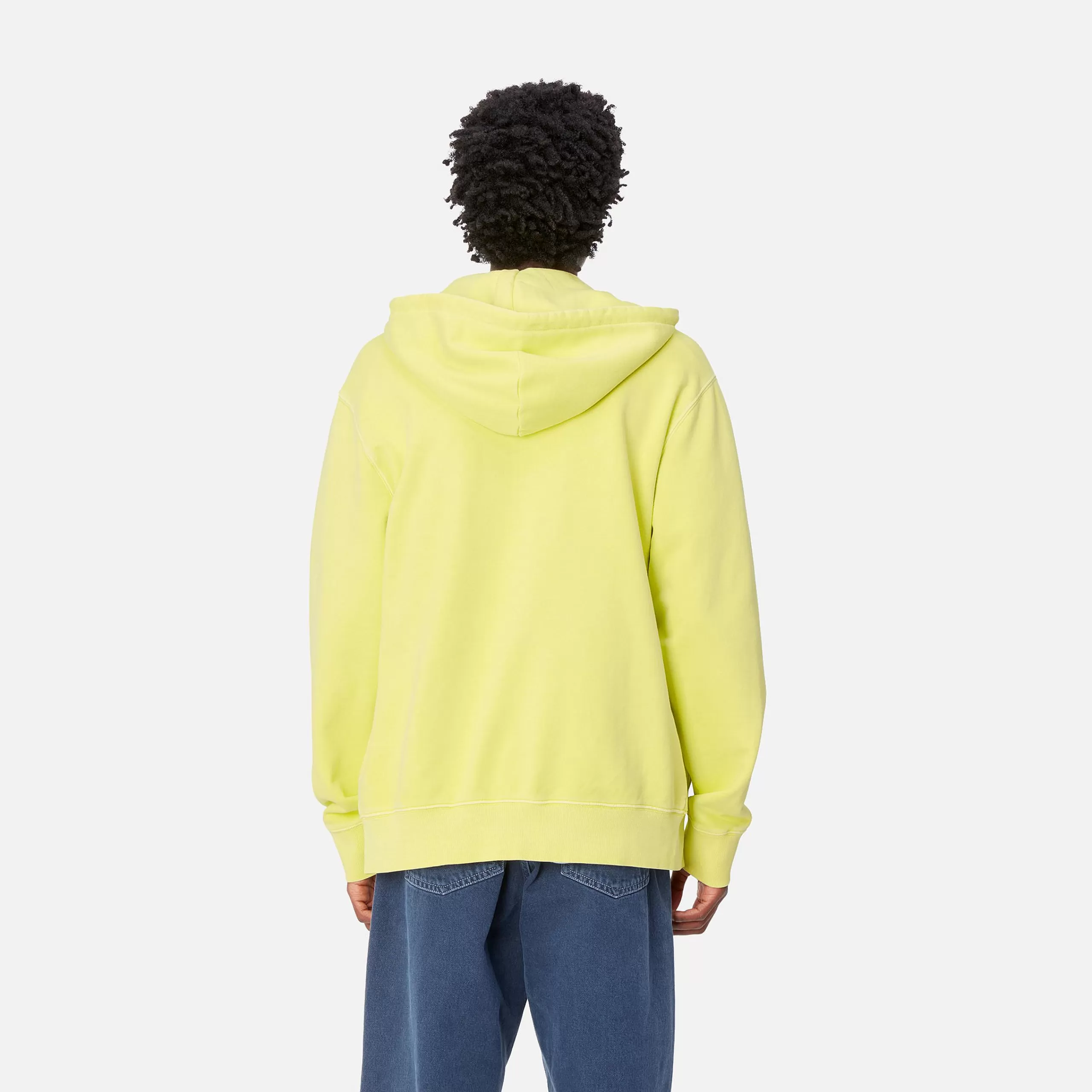Discount Carhartt WIP Hooded Duster Script Jacket Arctic Lime