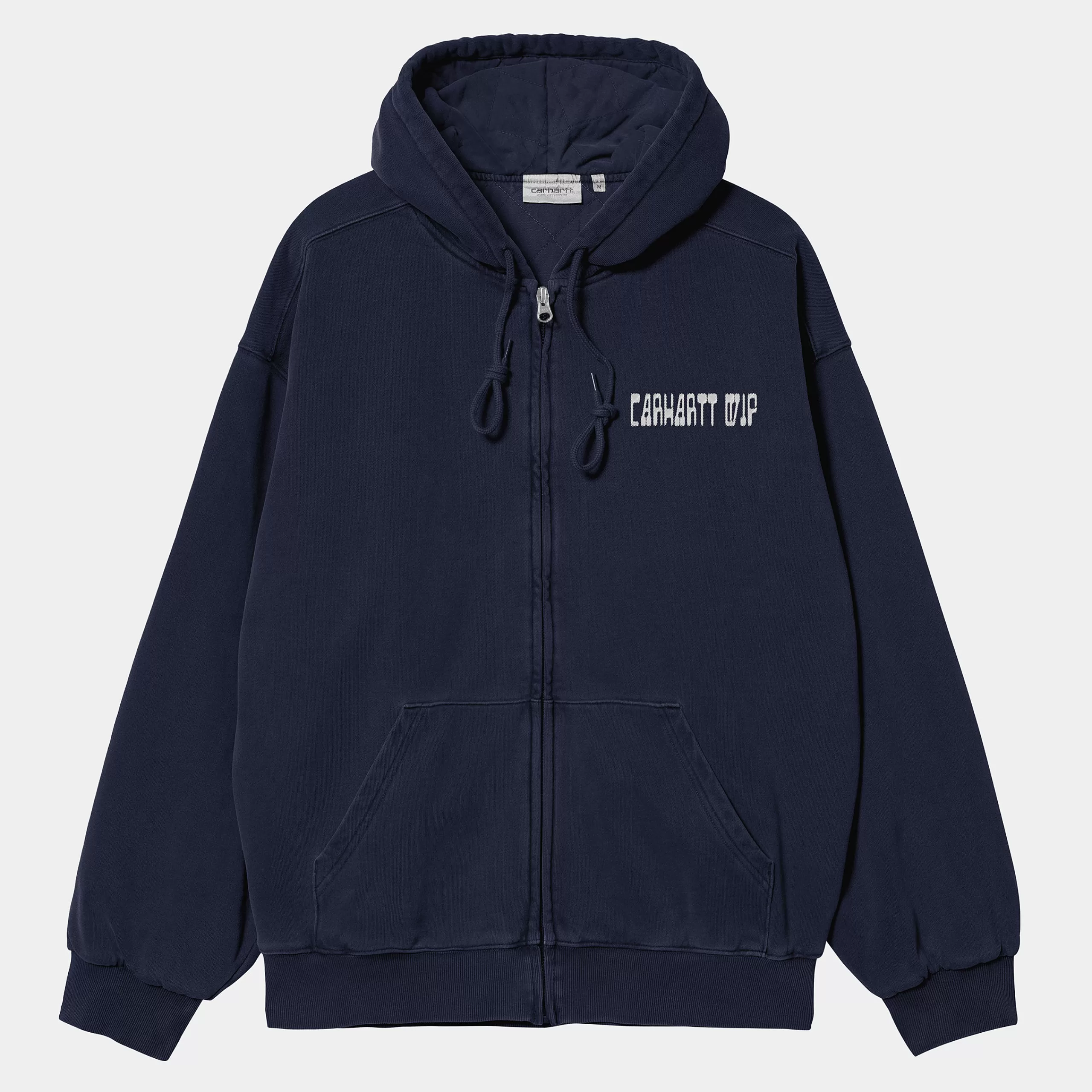Best Carhartt WIP Hooded Think Tank Sweat Jacket Blue / White