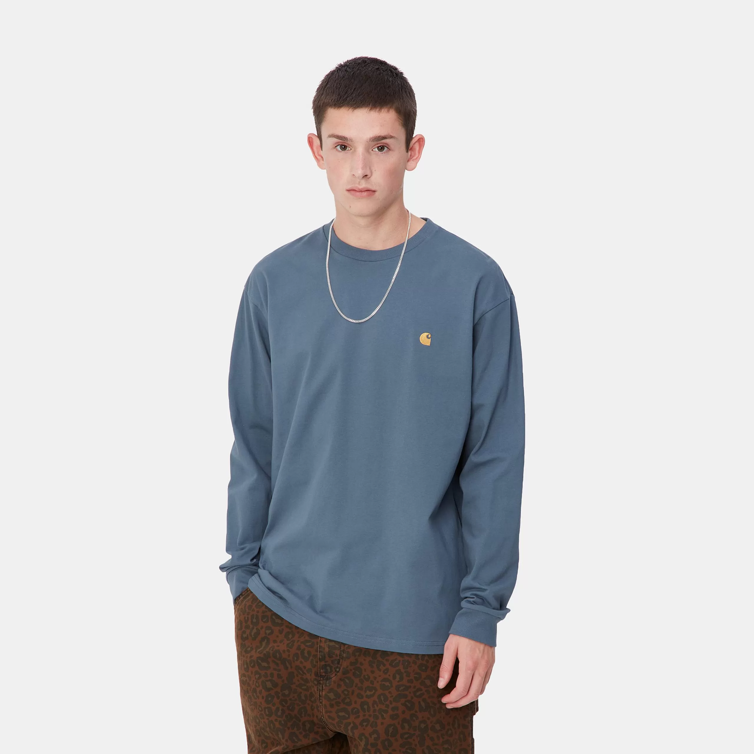 Hot Carhartt WIP L/S Chase T-Shirt Positano / Gold