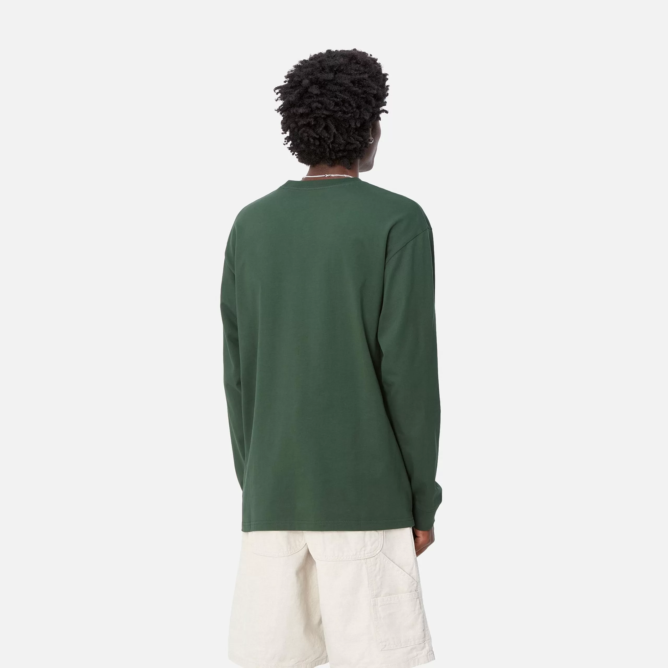 Fashion Carhartt WIP L/S Chase T-Shirt Sycamore Tree / Gold