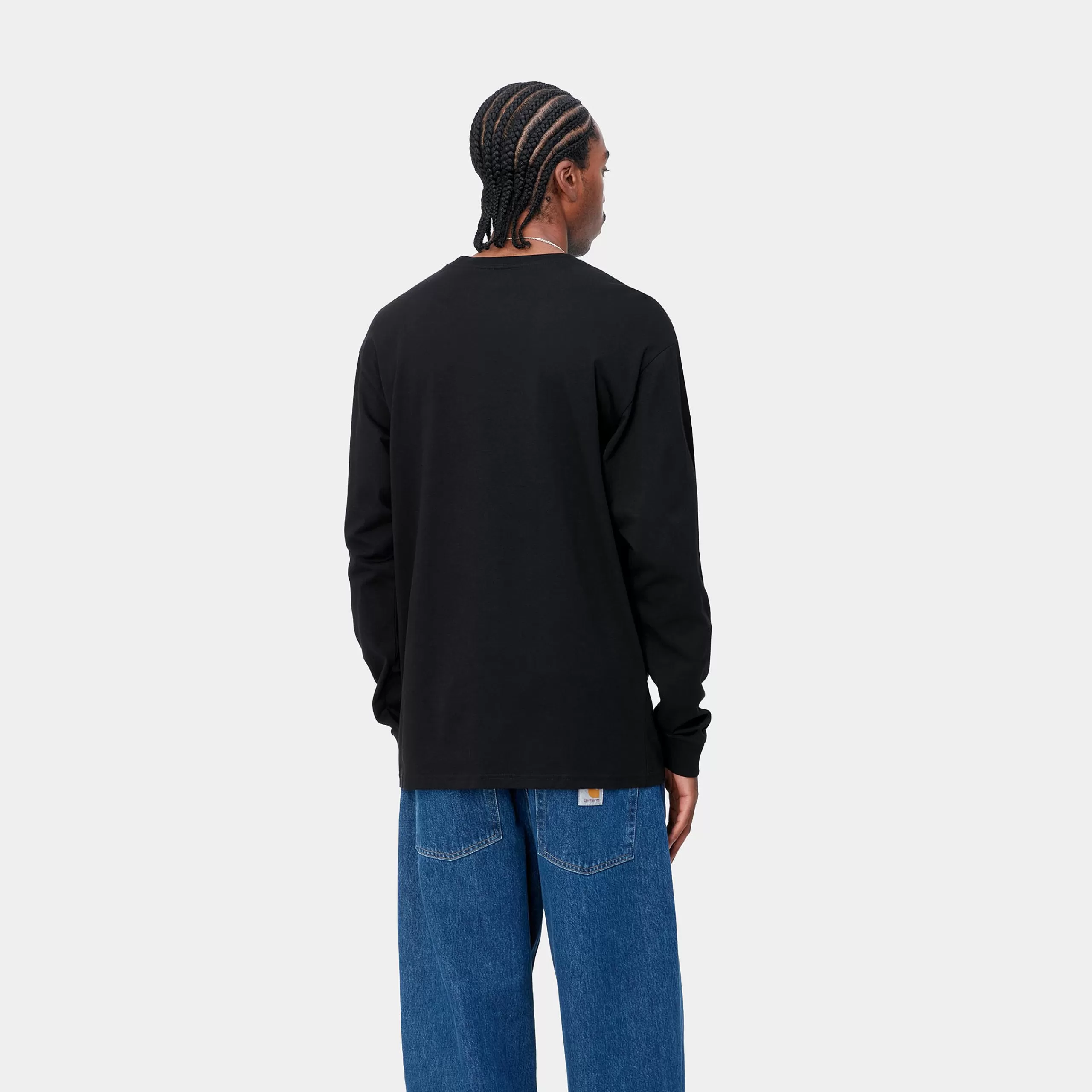 Flash Sale Carhartt WIP L/S Chase T-Shirt Black / Gold