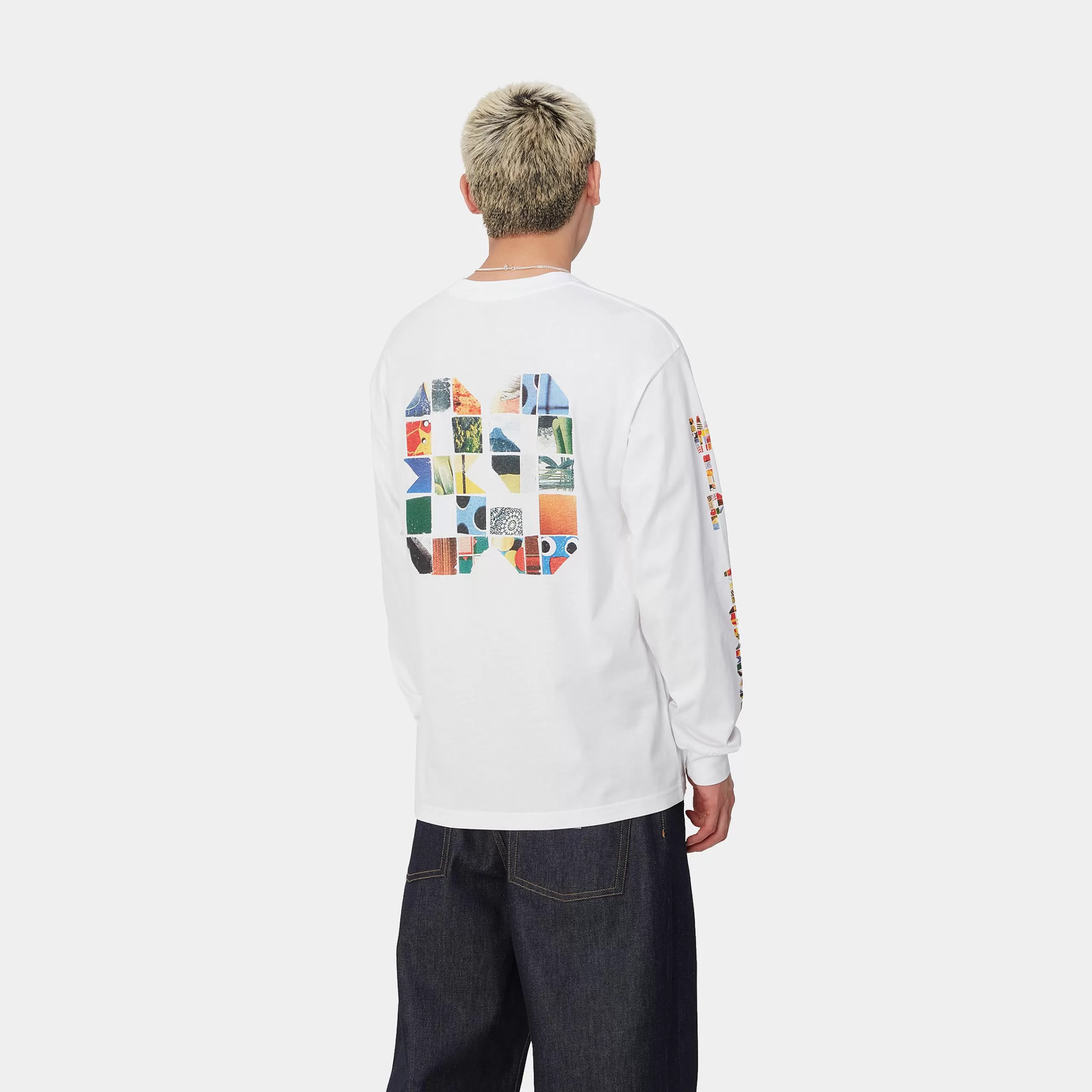 Discount Carhartt WIP L/S Machine 89 T-Shirt White