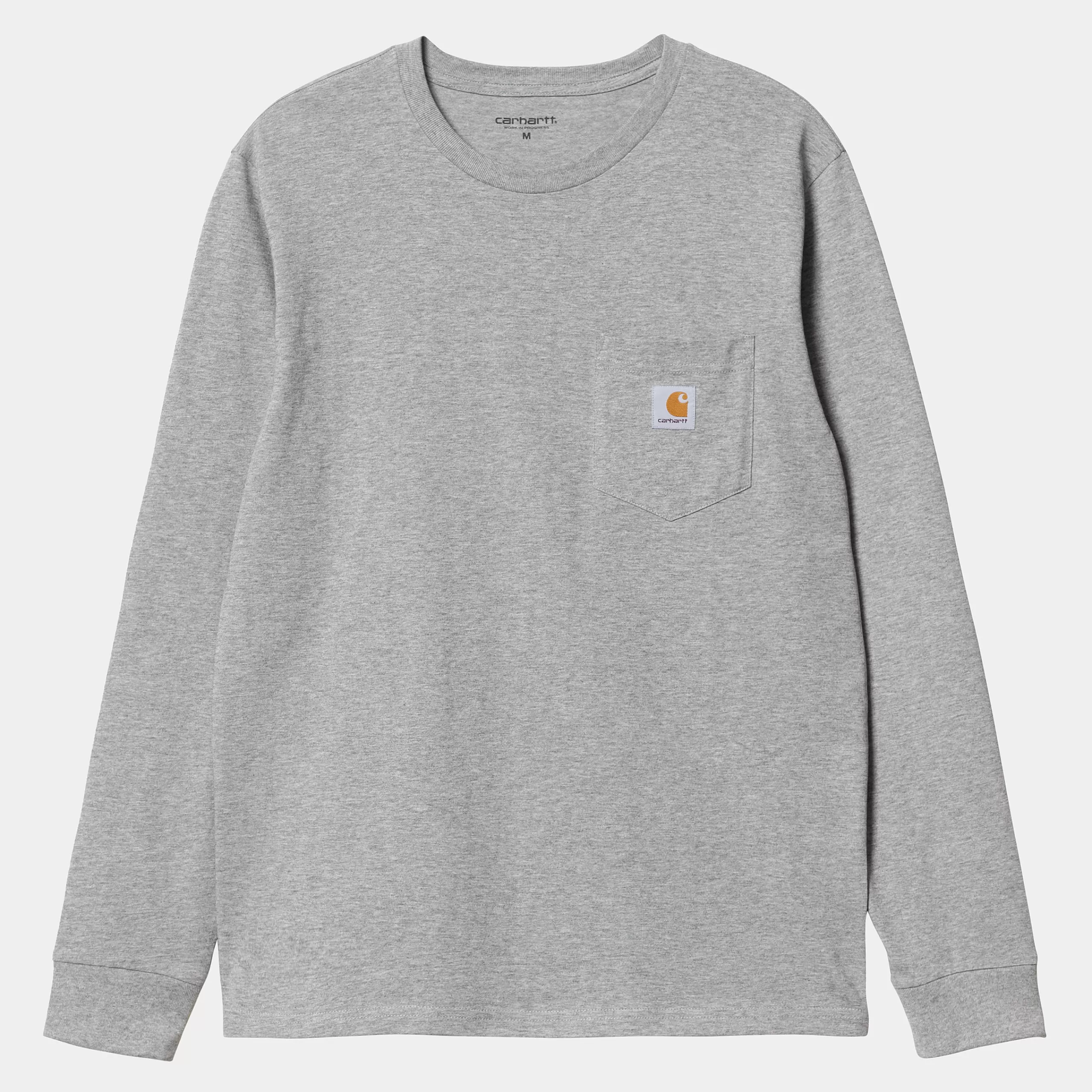 Online Carhartt WIP L/S Pocket T-Shirt Grey Heather