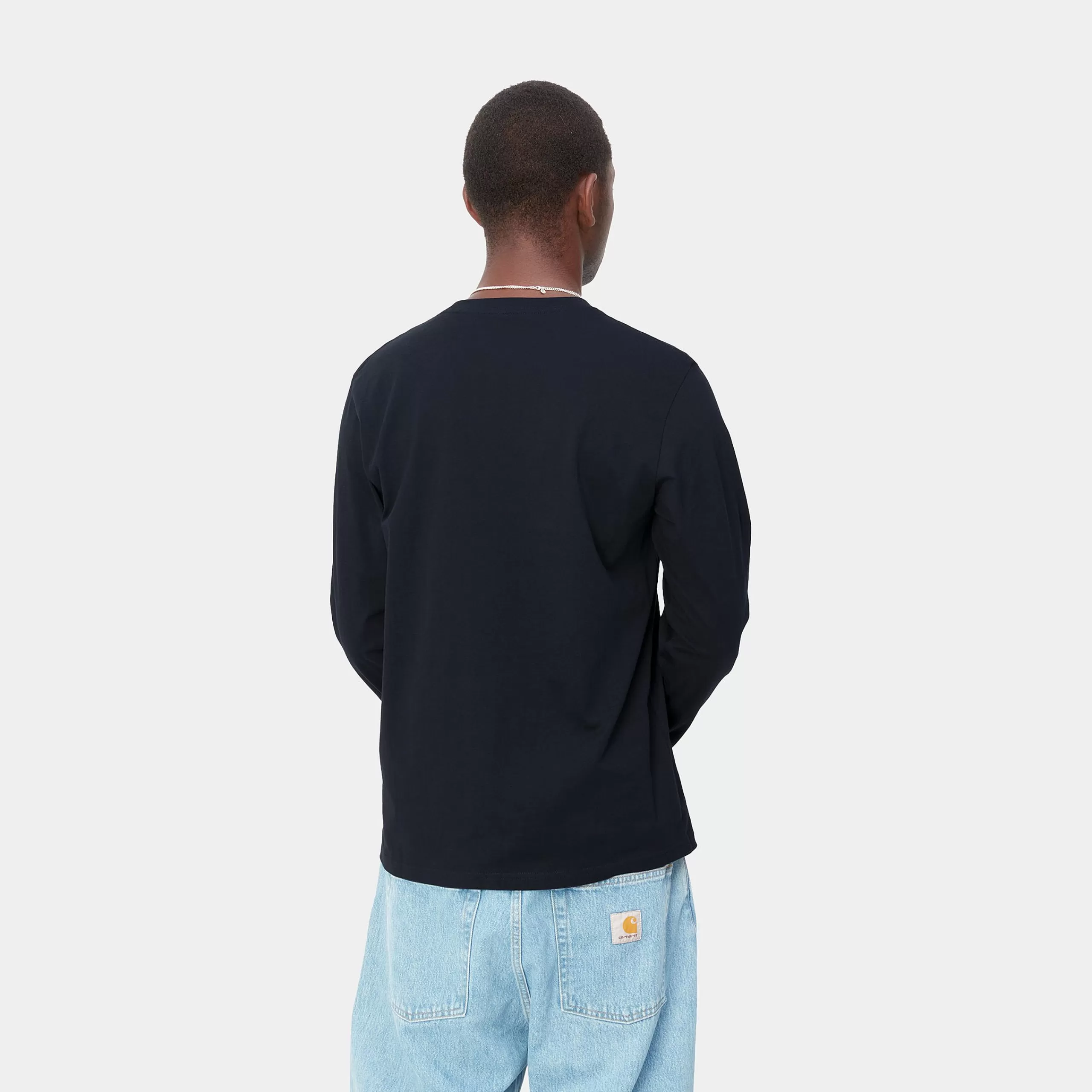Flash Sale Carhartt WIP L/S Pocket T-Shirt Dark Navy