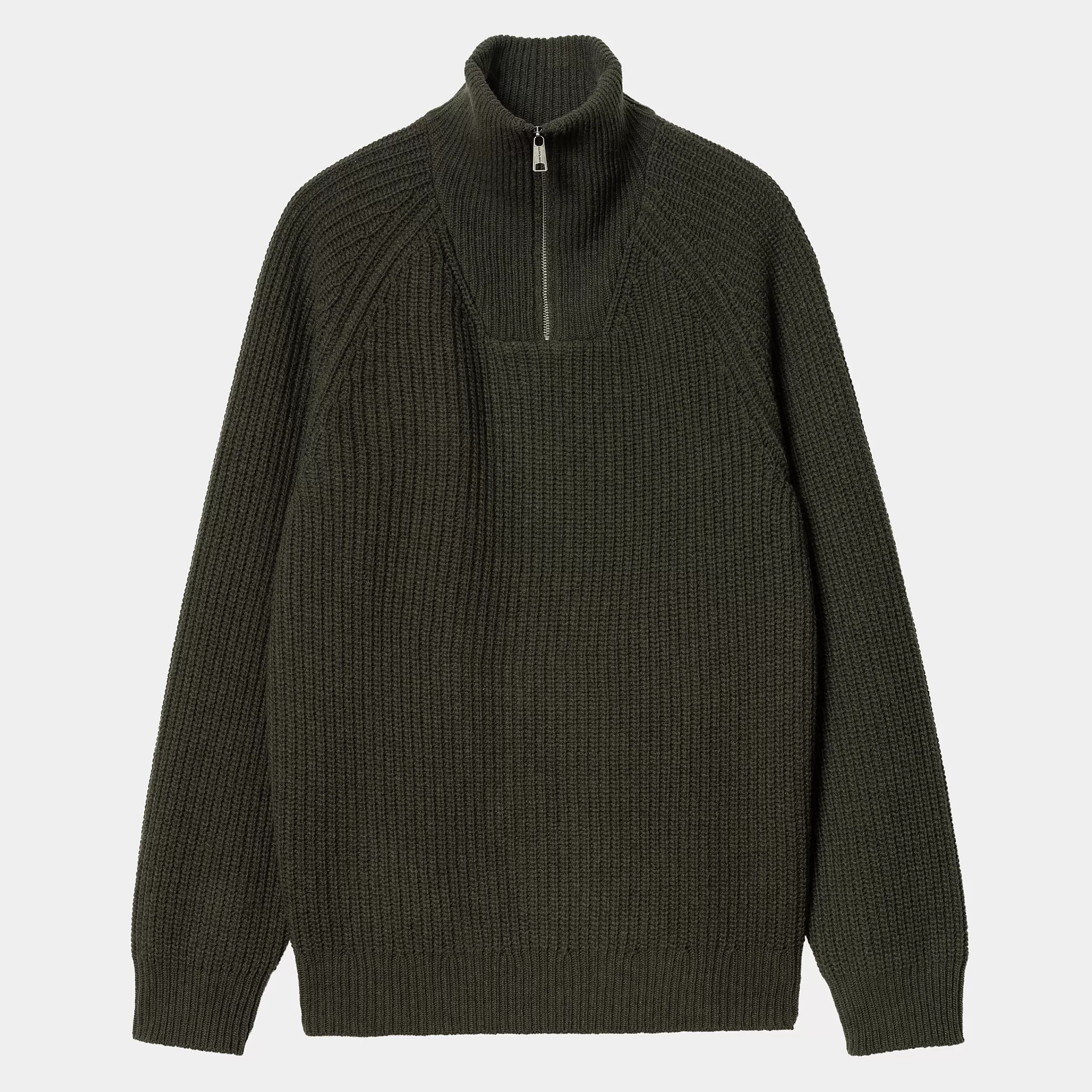 Outlet Carhartt WIP Marlon Half Zip Sweater Office Green