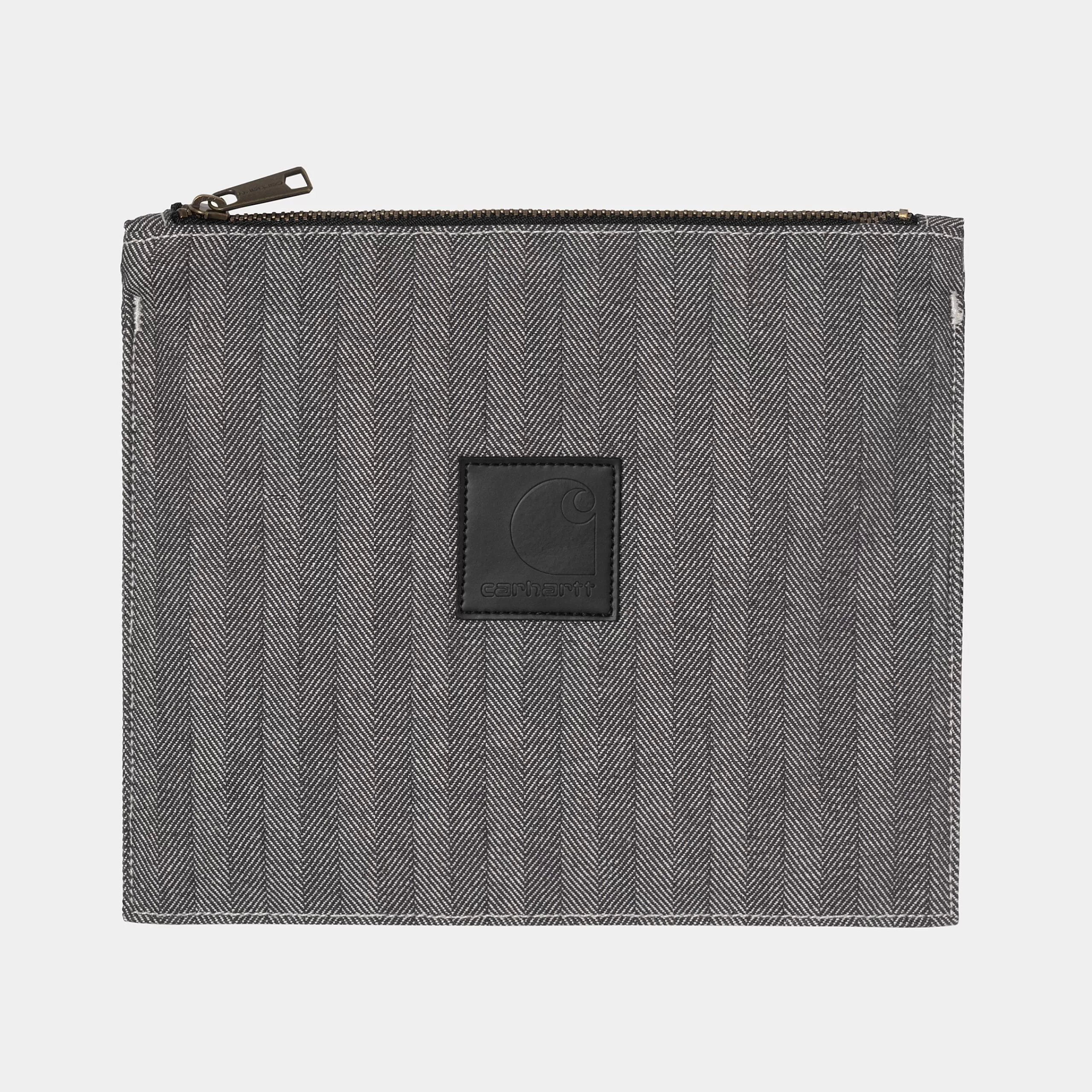 Outlet Carhartt WIP Menard Zip Wallet Grey