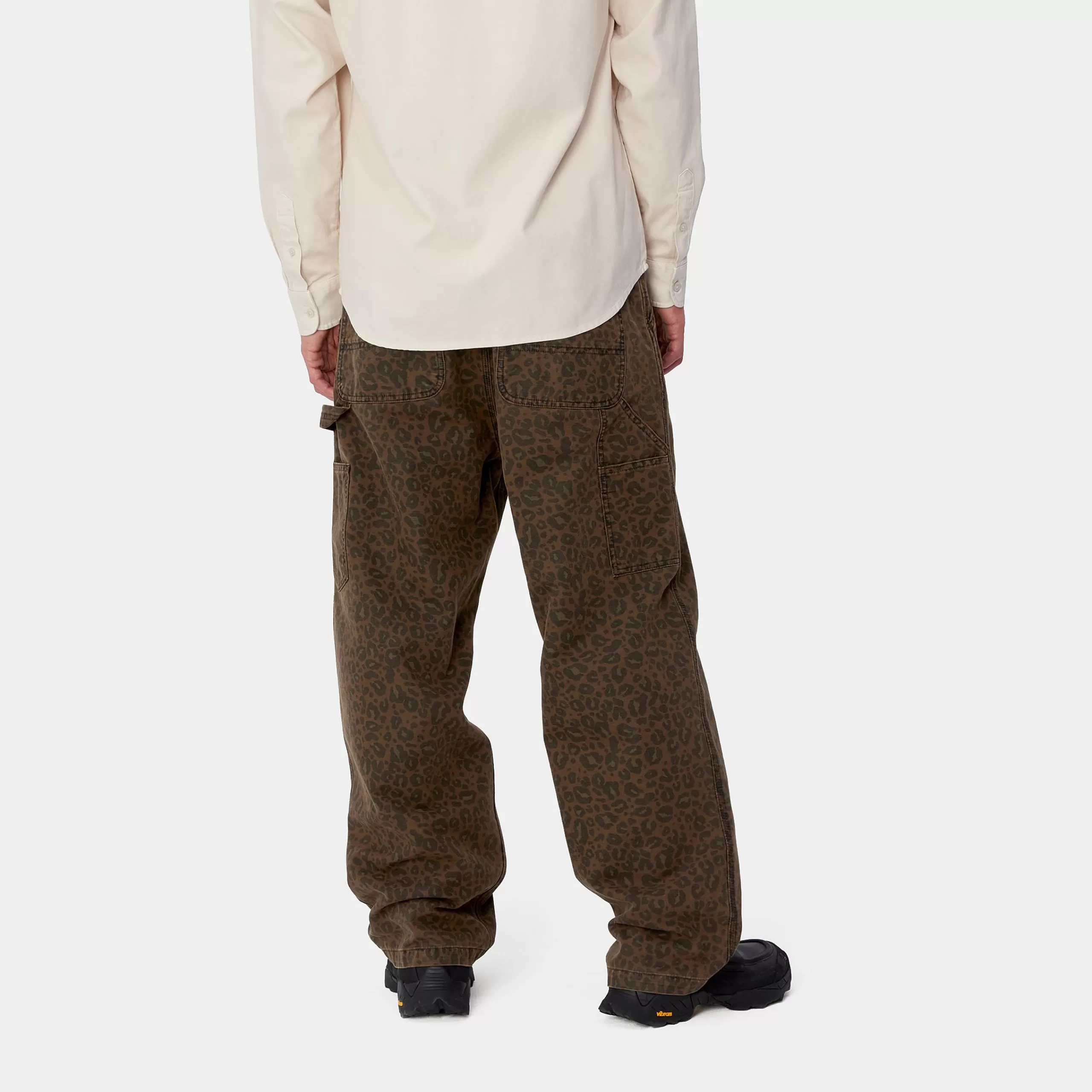 Discount Carhartt WIP OG Single Knee Pant Camo Leo, Tamarind / Tamarind