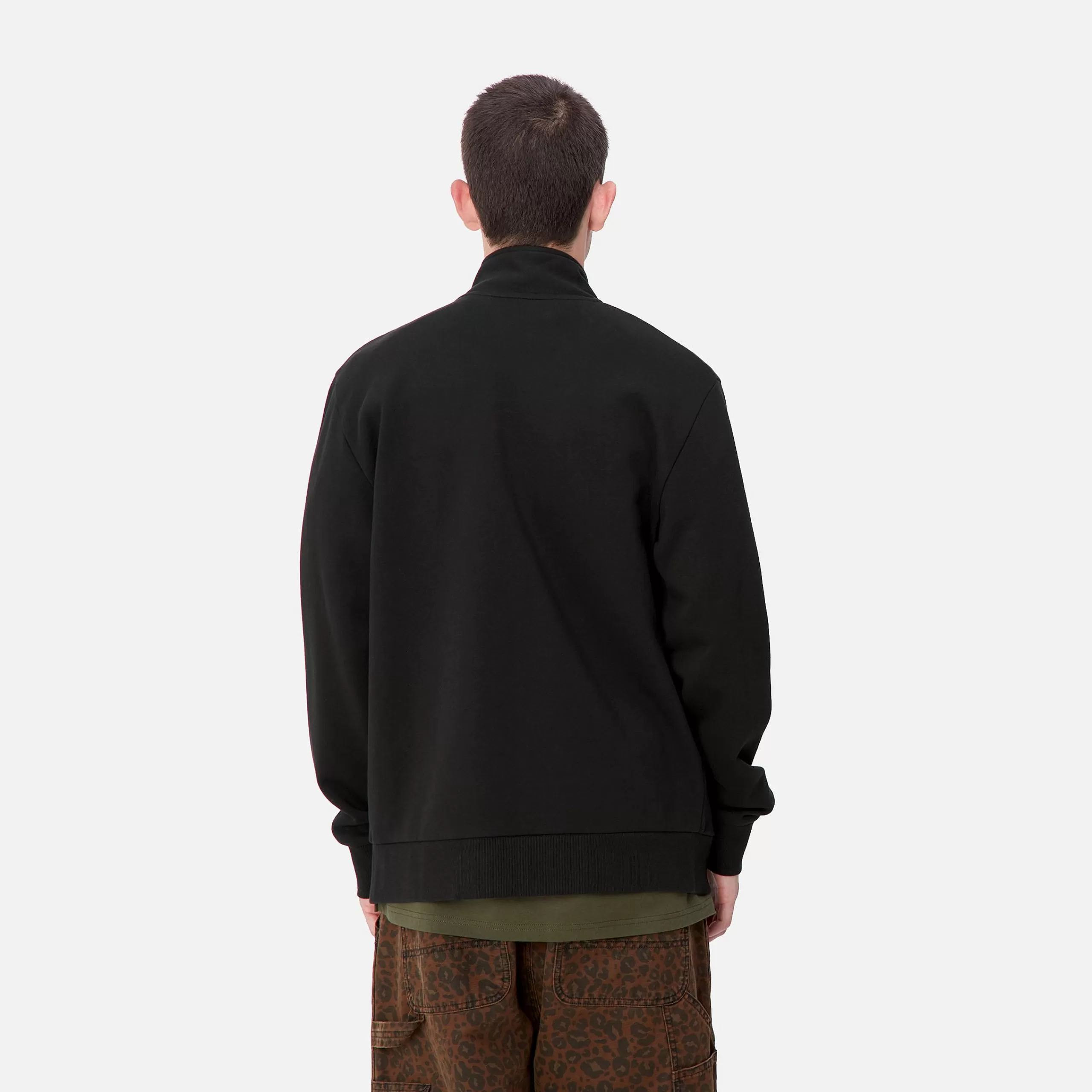 Best Sale Carhartt WIP Script Embroidery Jacket Black / White