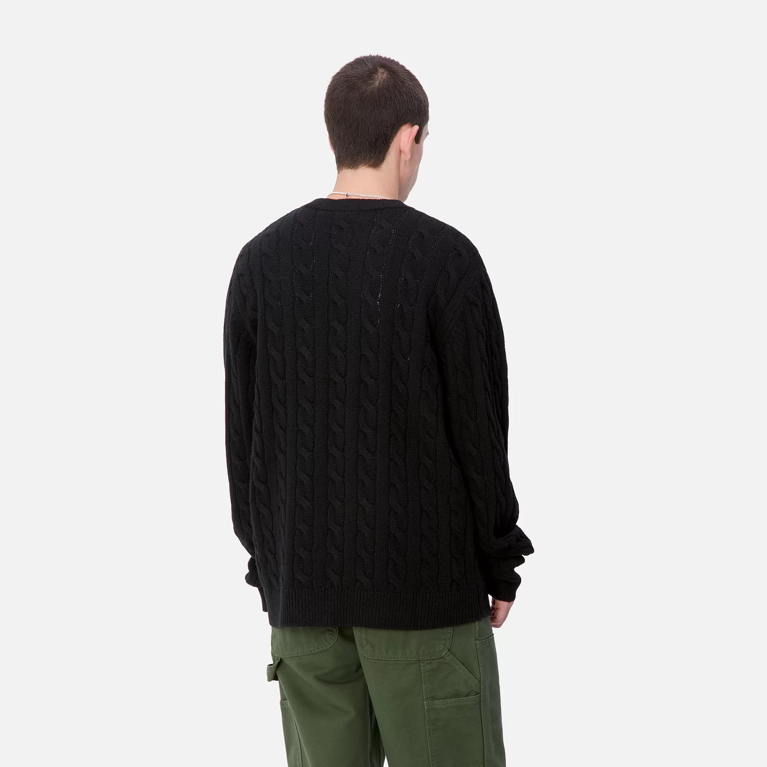 New Carhartt WIP Signature Sweater Black / Wax