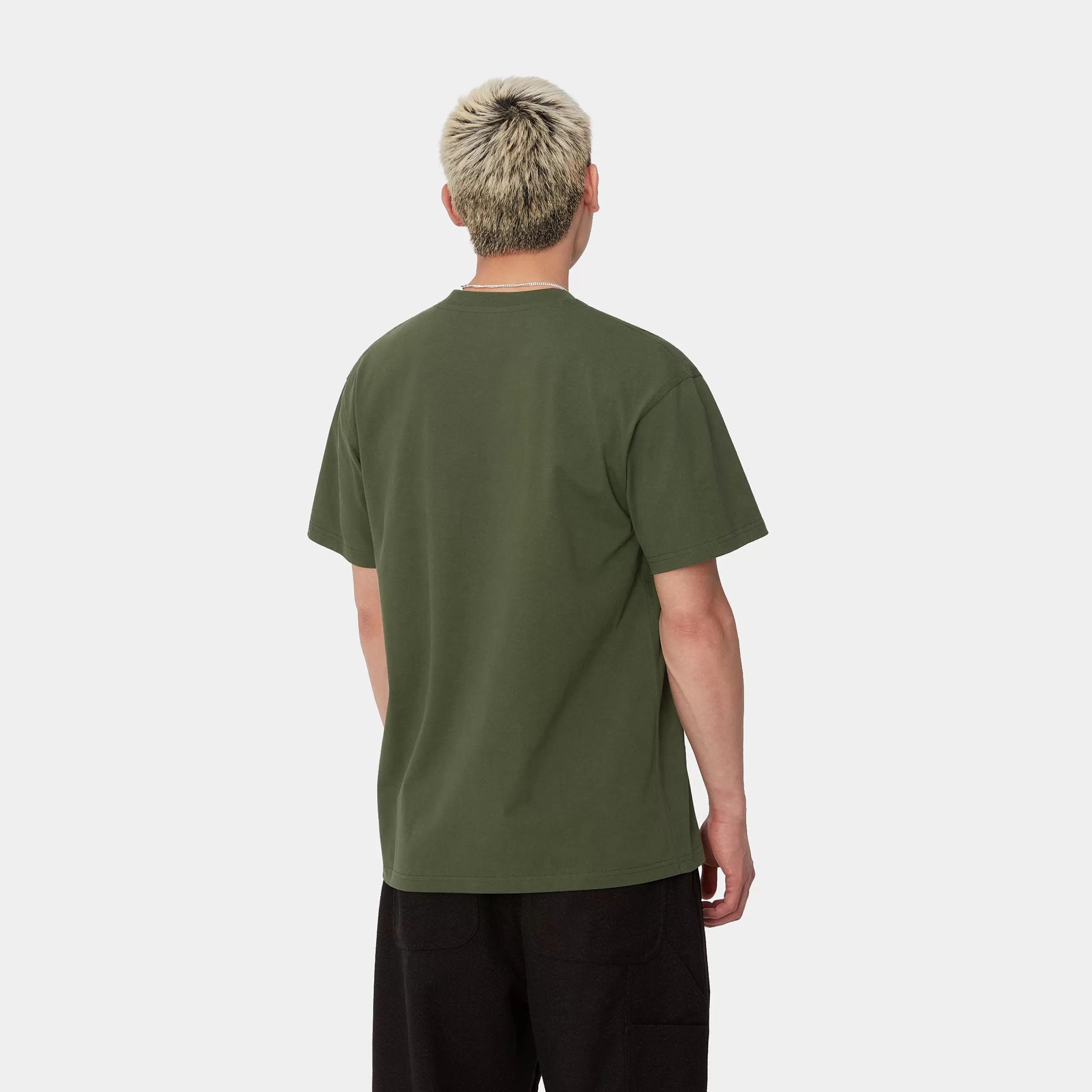 Discount Carhartt WIP S/S American Script T-Shirt Tarragon
