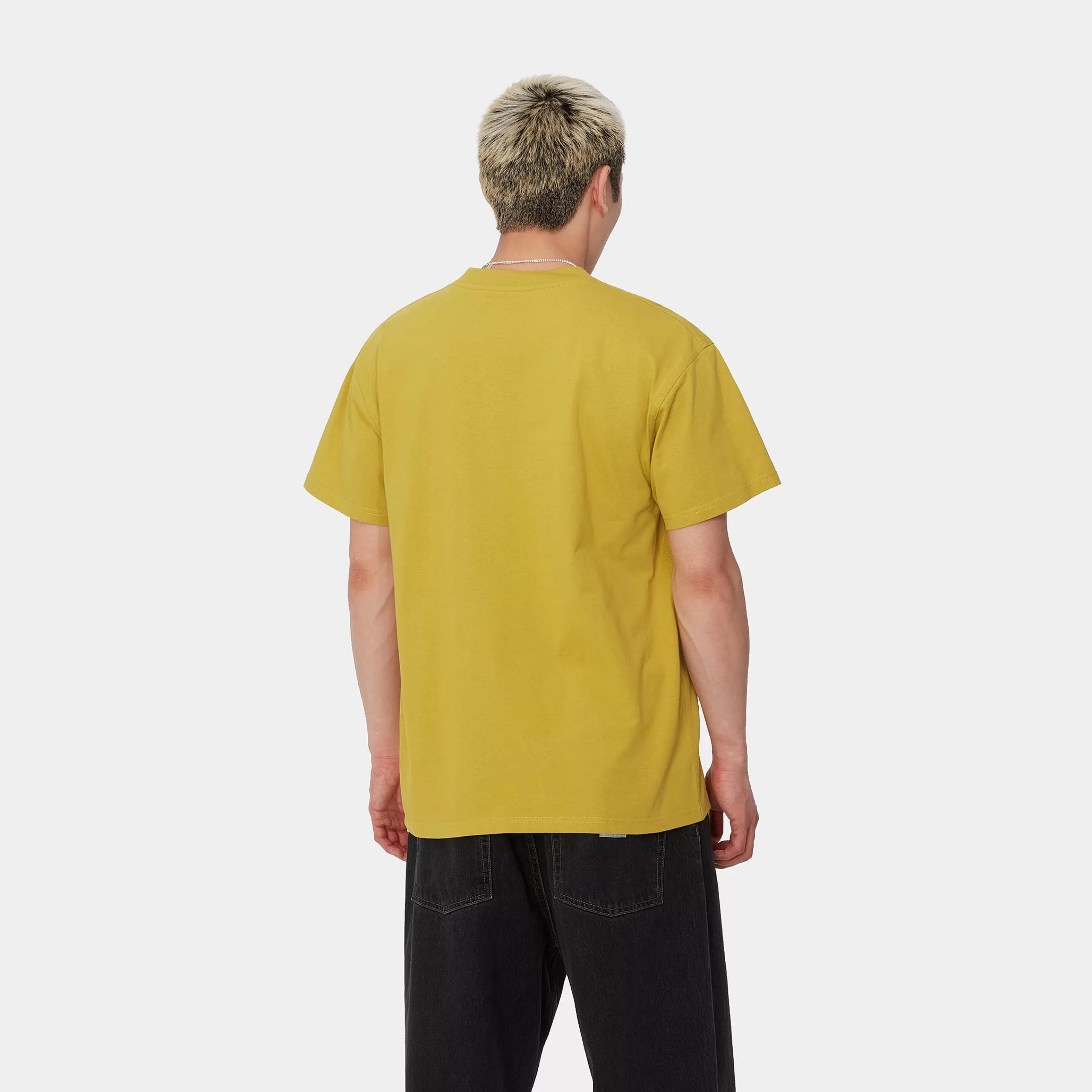 New Carhartt WIP S/S American Script T-Shirt Golden Olive
