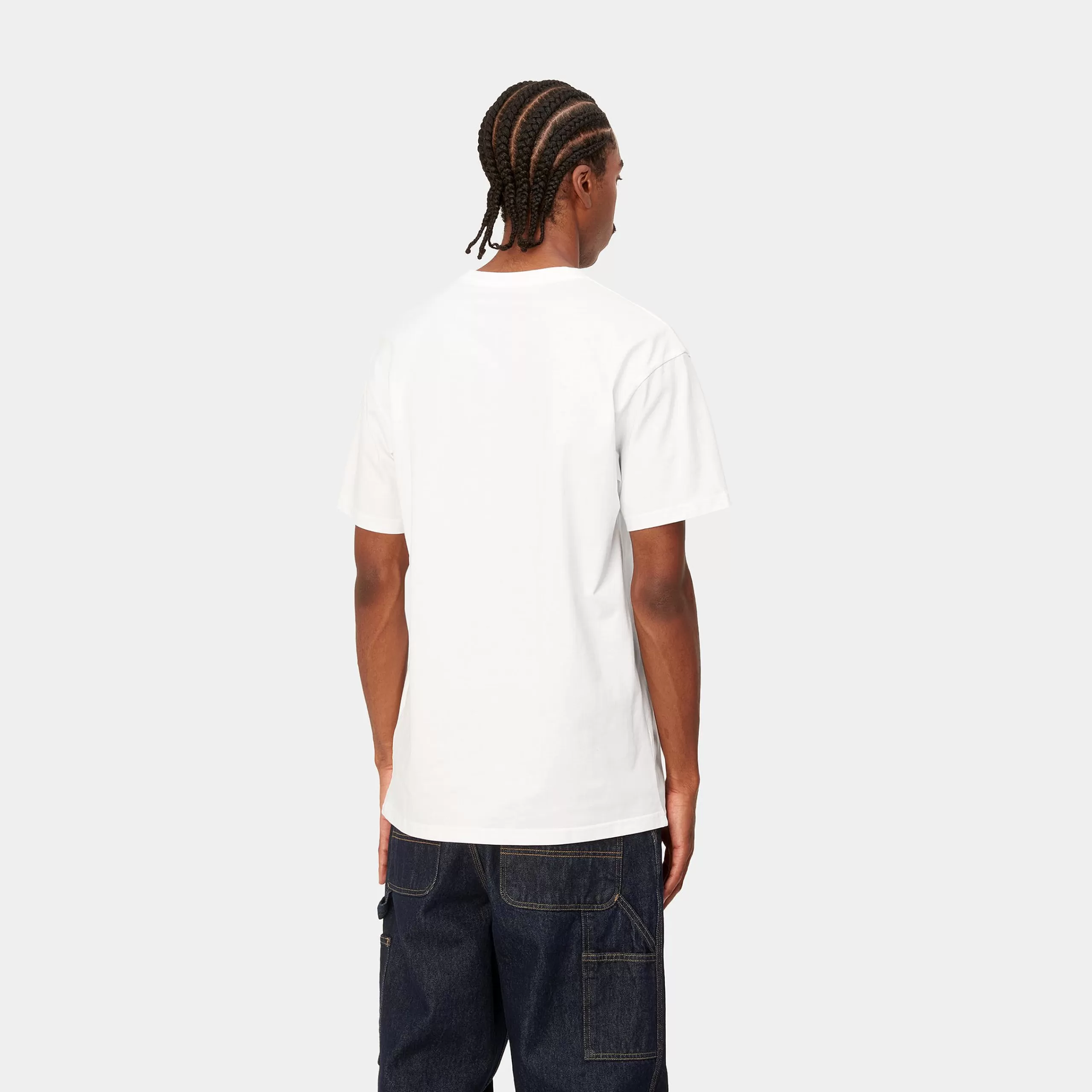 Clearance Carhartt WIP S/S Chase T-Shirt White / Gold