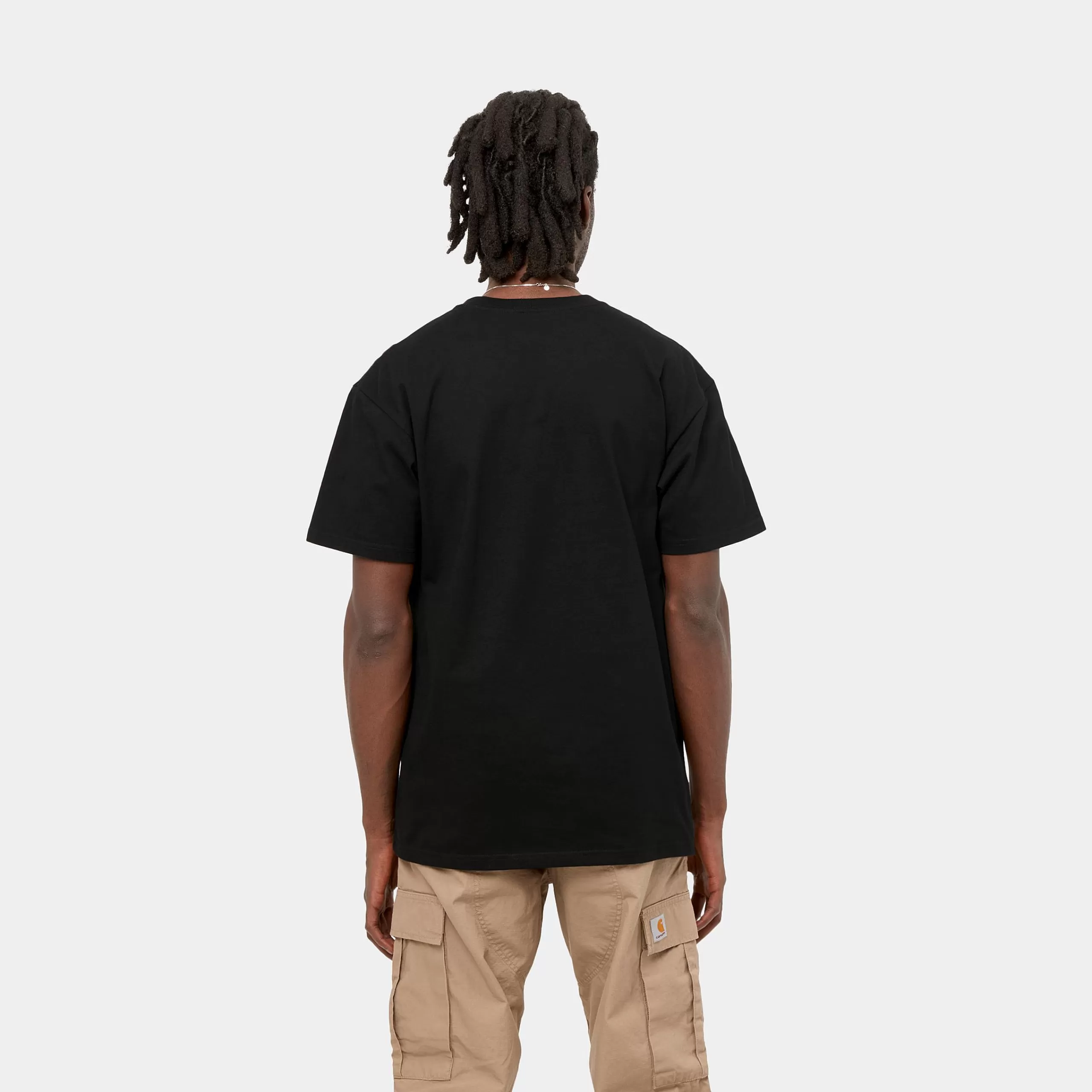 Sale Carhartt WIP S/S Chase T-Shirt Black / Gold