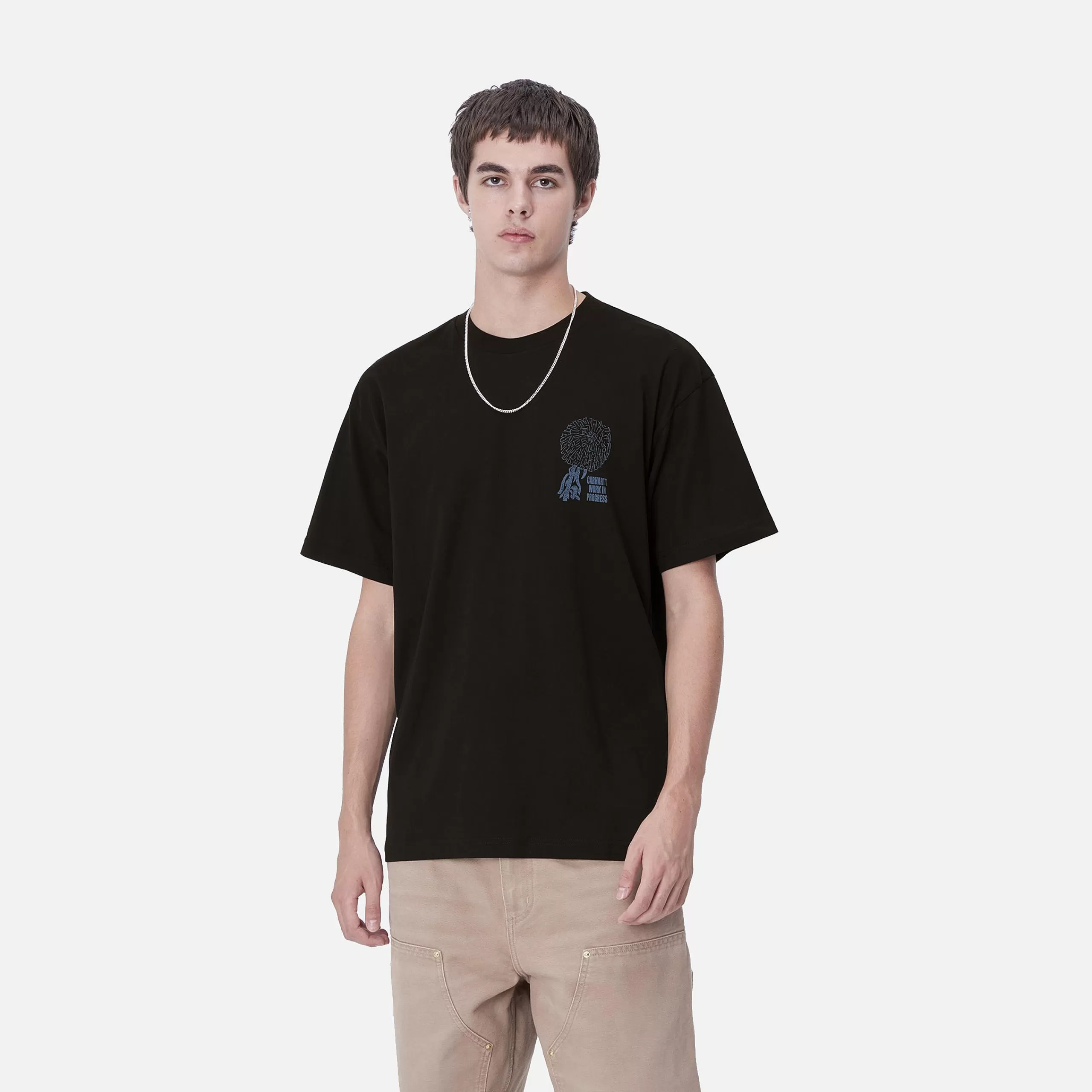 Clearance Carhartt WIP S/S Chrysanthemum T-Shirt Black
