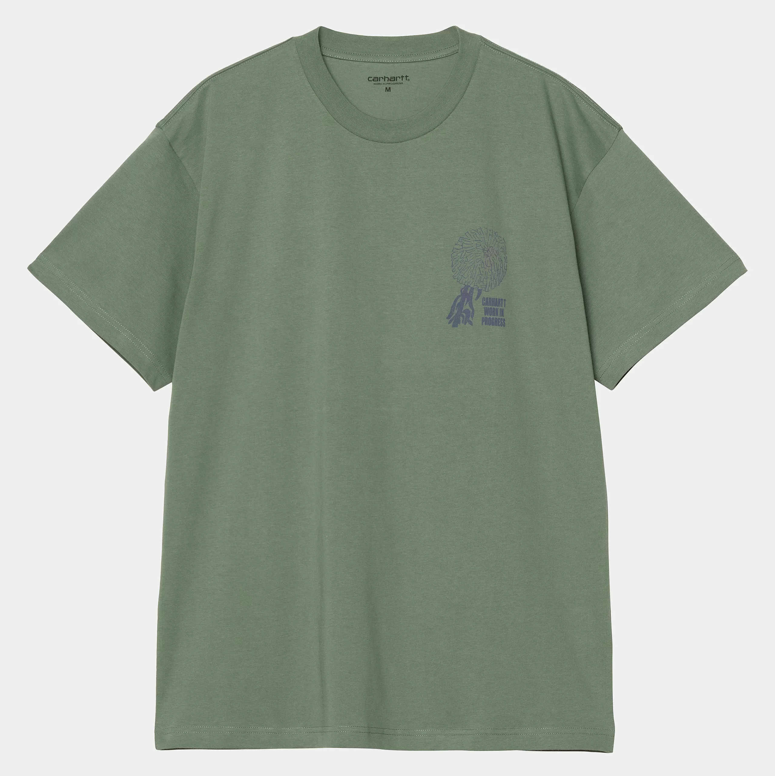 Outlet Carhartt WIP S/S Chrysanthemum T-Shirt Duck Green