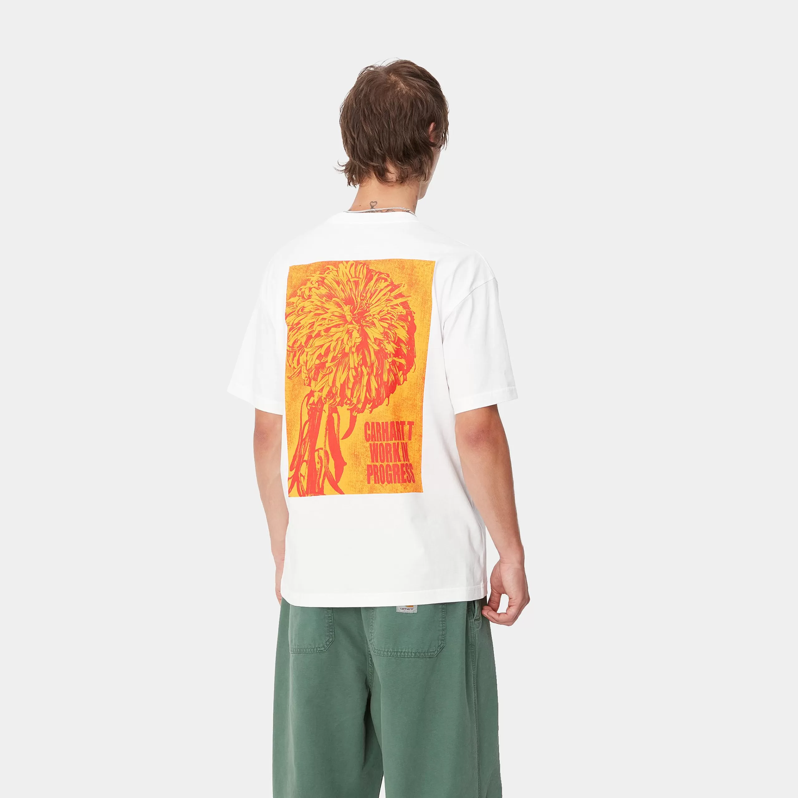 Sale Carhartt WIP S/S Chrysanthemum T-Shirt White