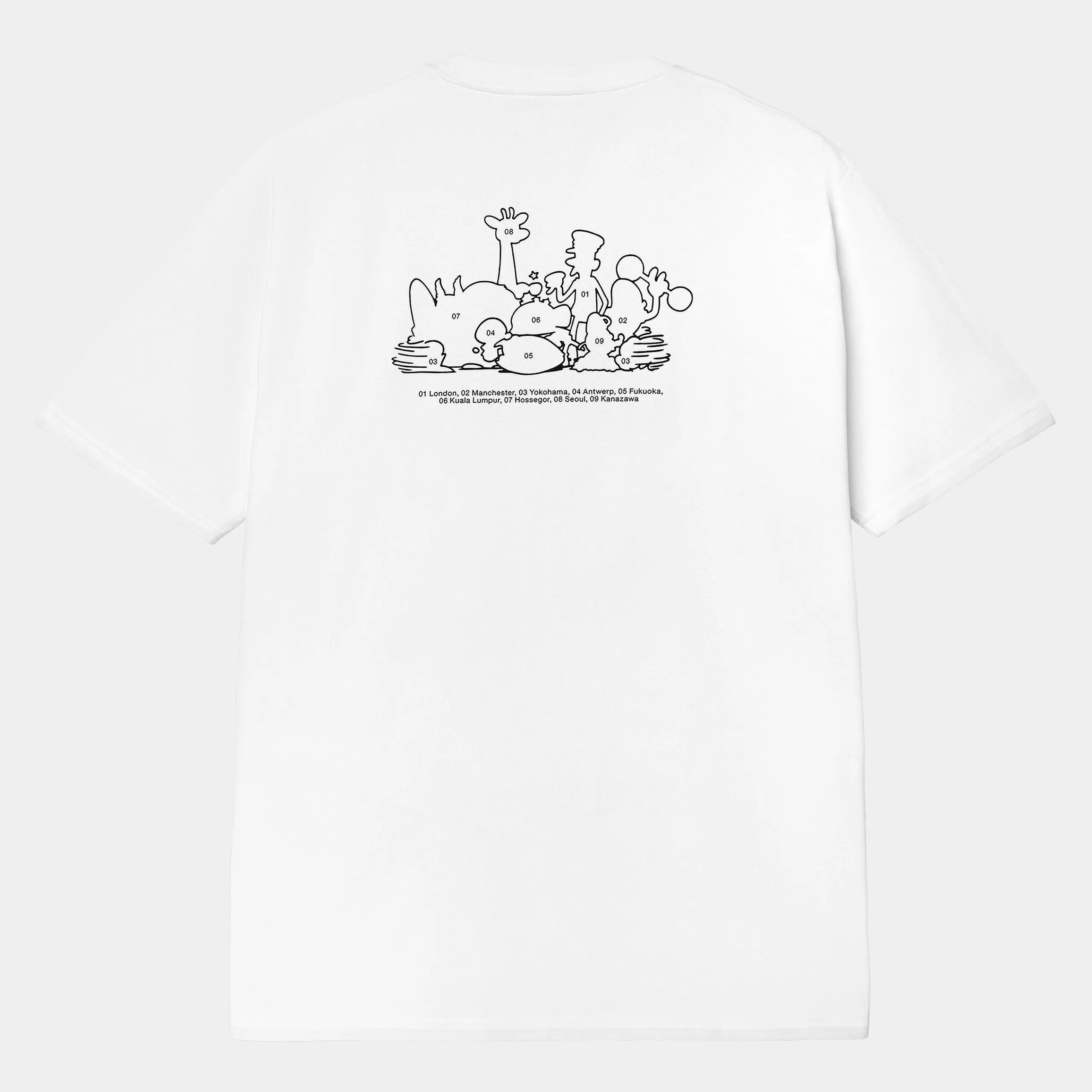 Outlet Carhartt WIP S/S Coffee T-Shirt F24 White