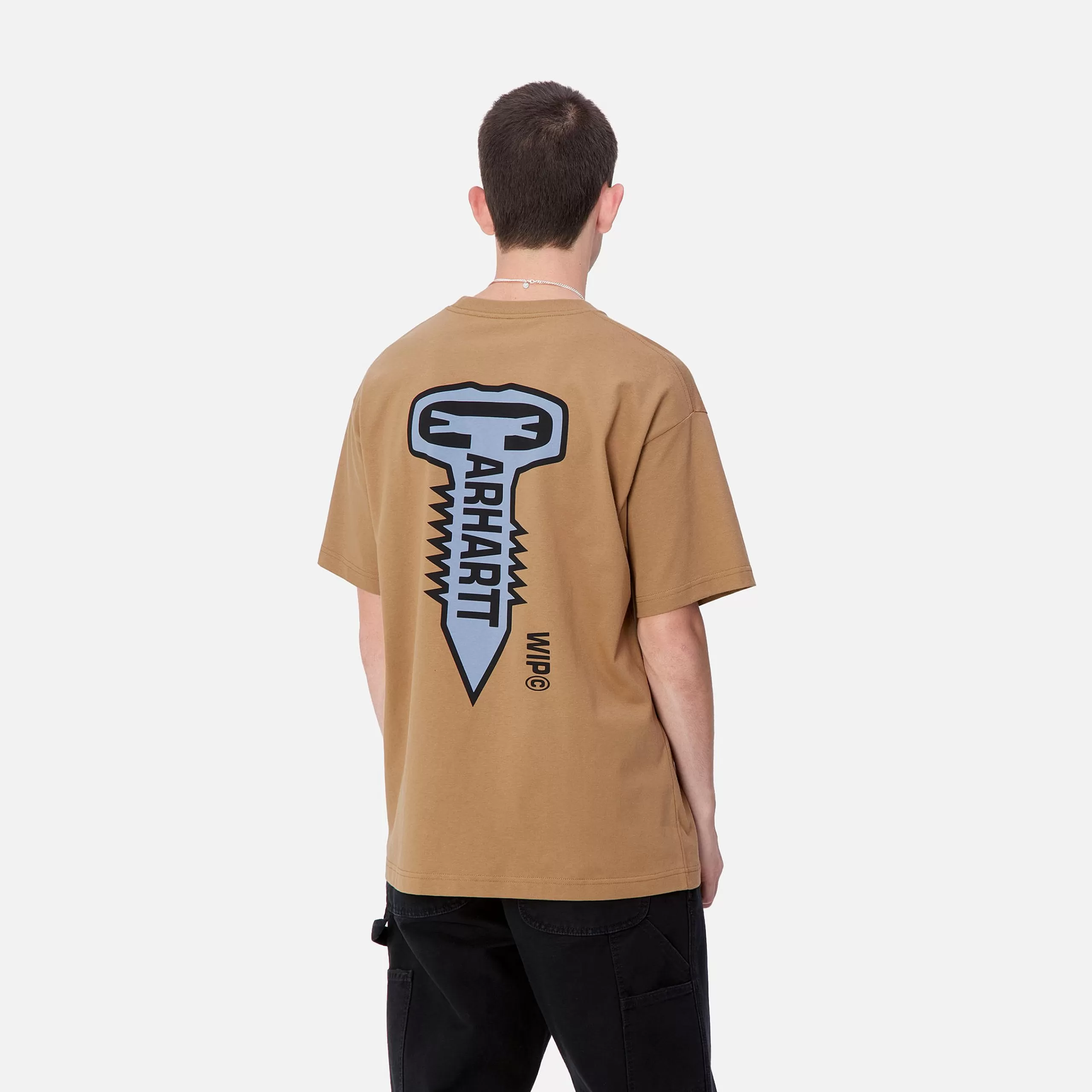 Discount Carhartt WIP S/S Cross Screw T-Shirt Peanut