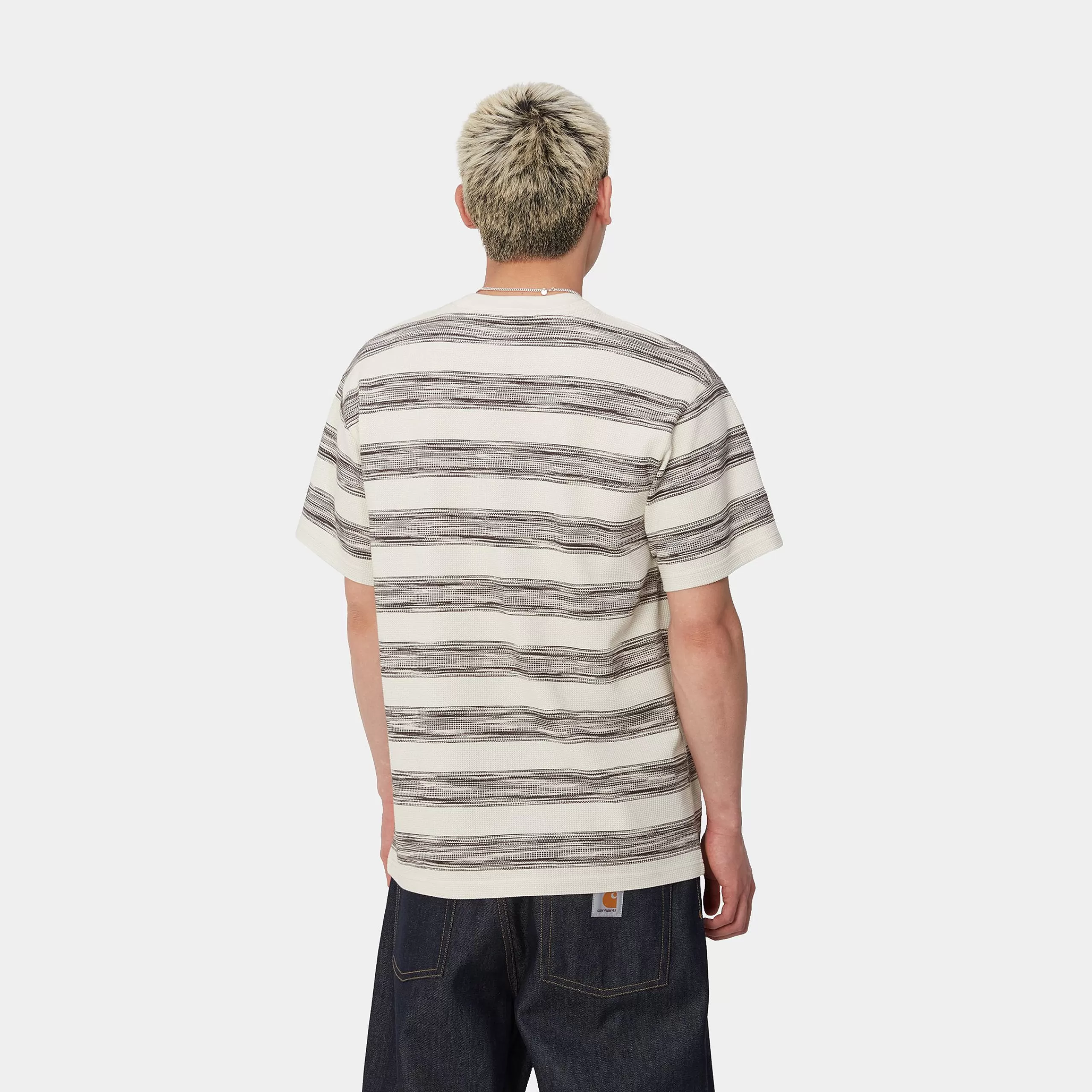 Store Carhartt WIP S/S Dodson Pocket T-Shirt Dodson Stripe Horizontal, Natural