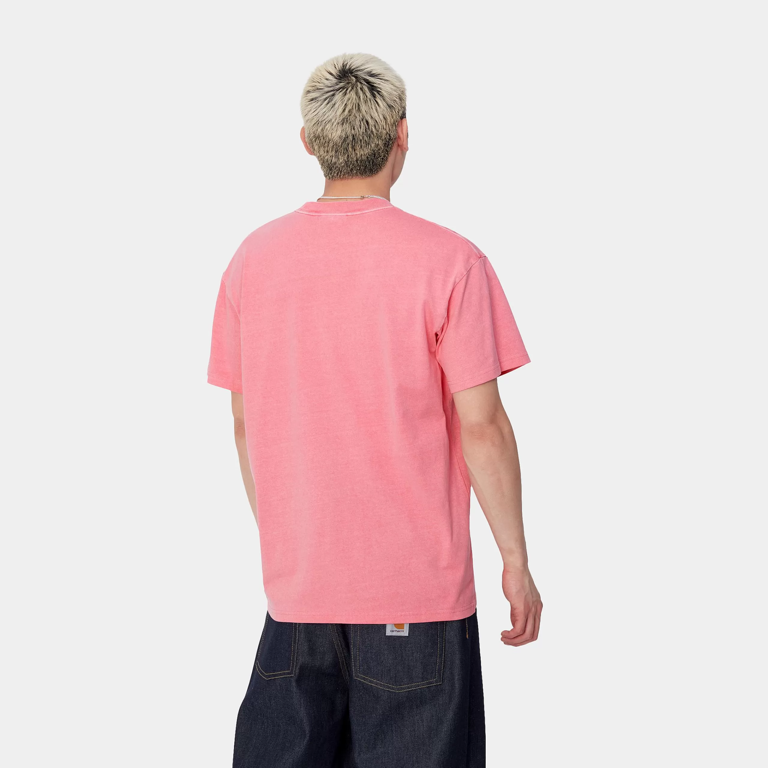 Sale Carhartt WIP S/S Duster Script T-Shirt Charm Pink