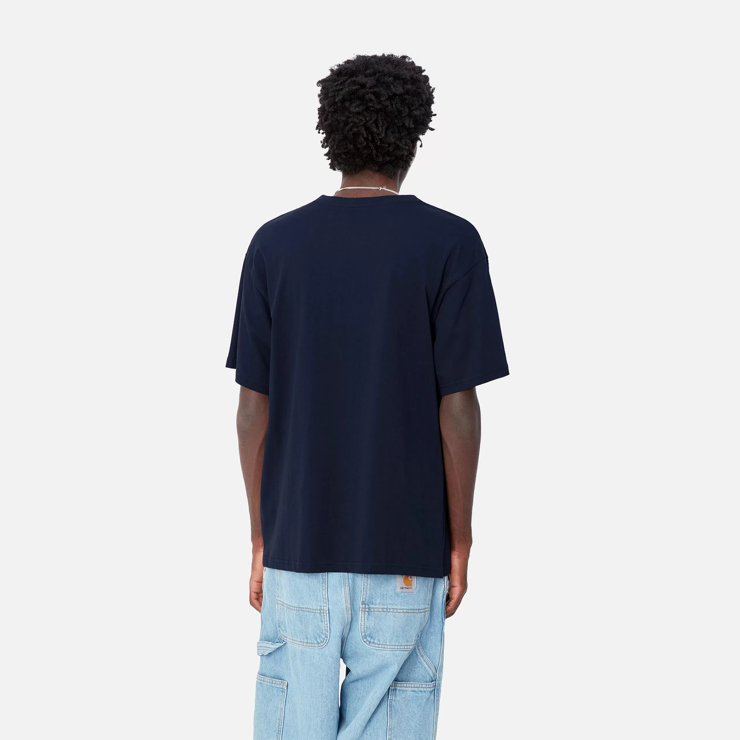 Hot Carhartt WIP S/S Madison T-Shirt Dark Navy / White