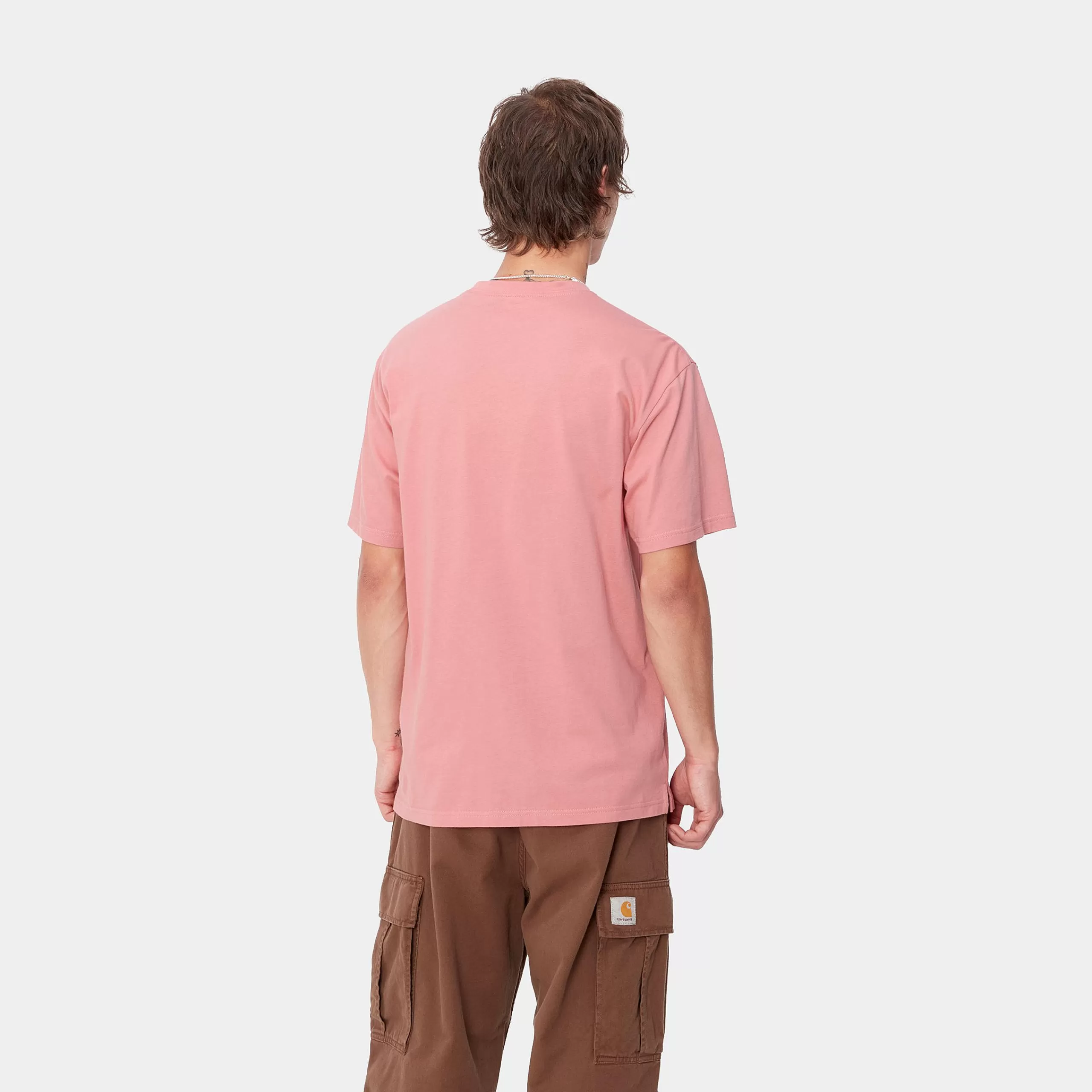 Online Carhartt WIP S/S Madison T-Shirt Dusty Rose / White