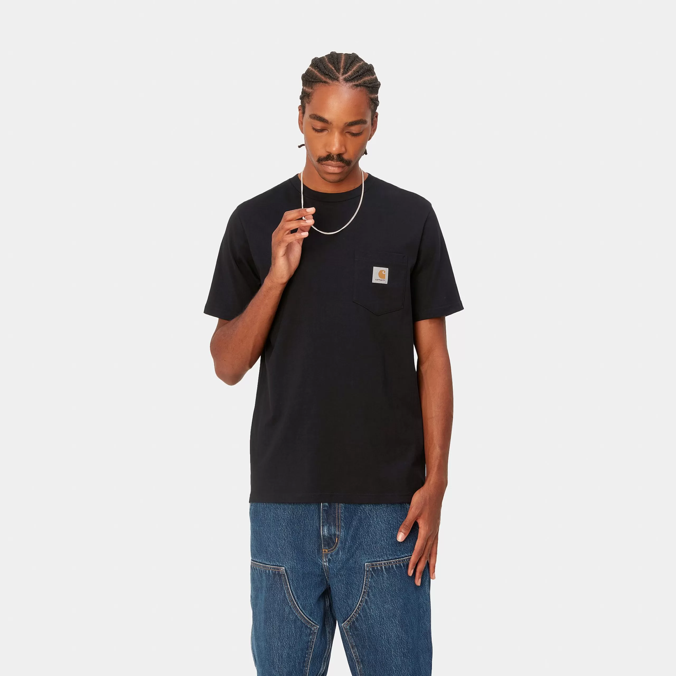 Hot Carhartt WIP S/S Pocket T-Shirt Black