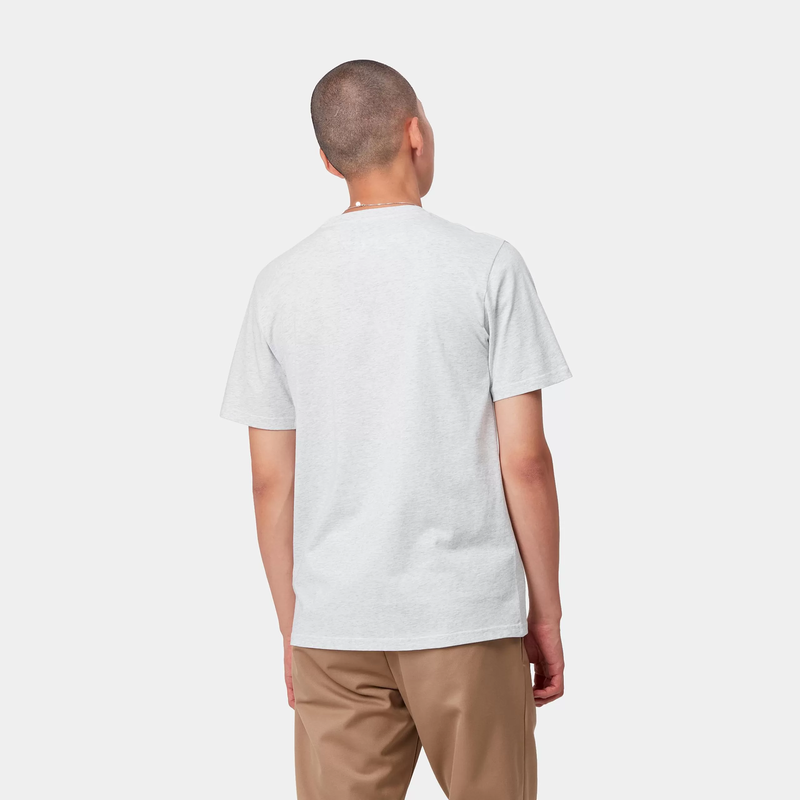 Online Carhartt WIP S/S Pocket T-Shirt Ash Heather