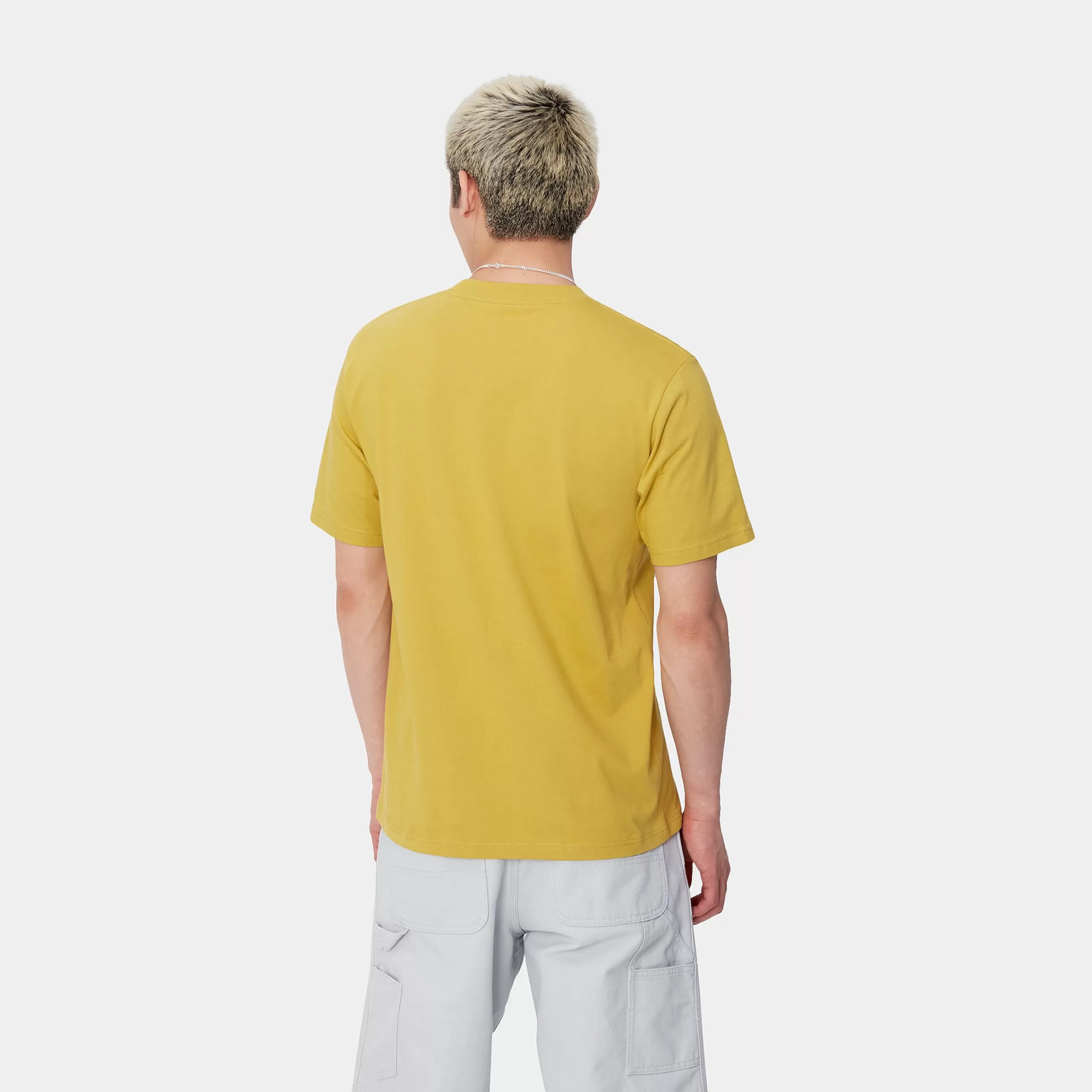 Online Carhartt WIP S/S Press Script T-Shirt Golden Olive