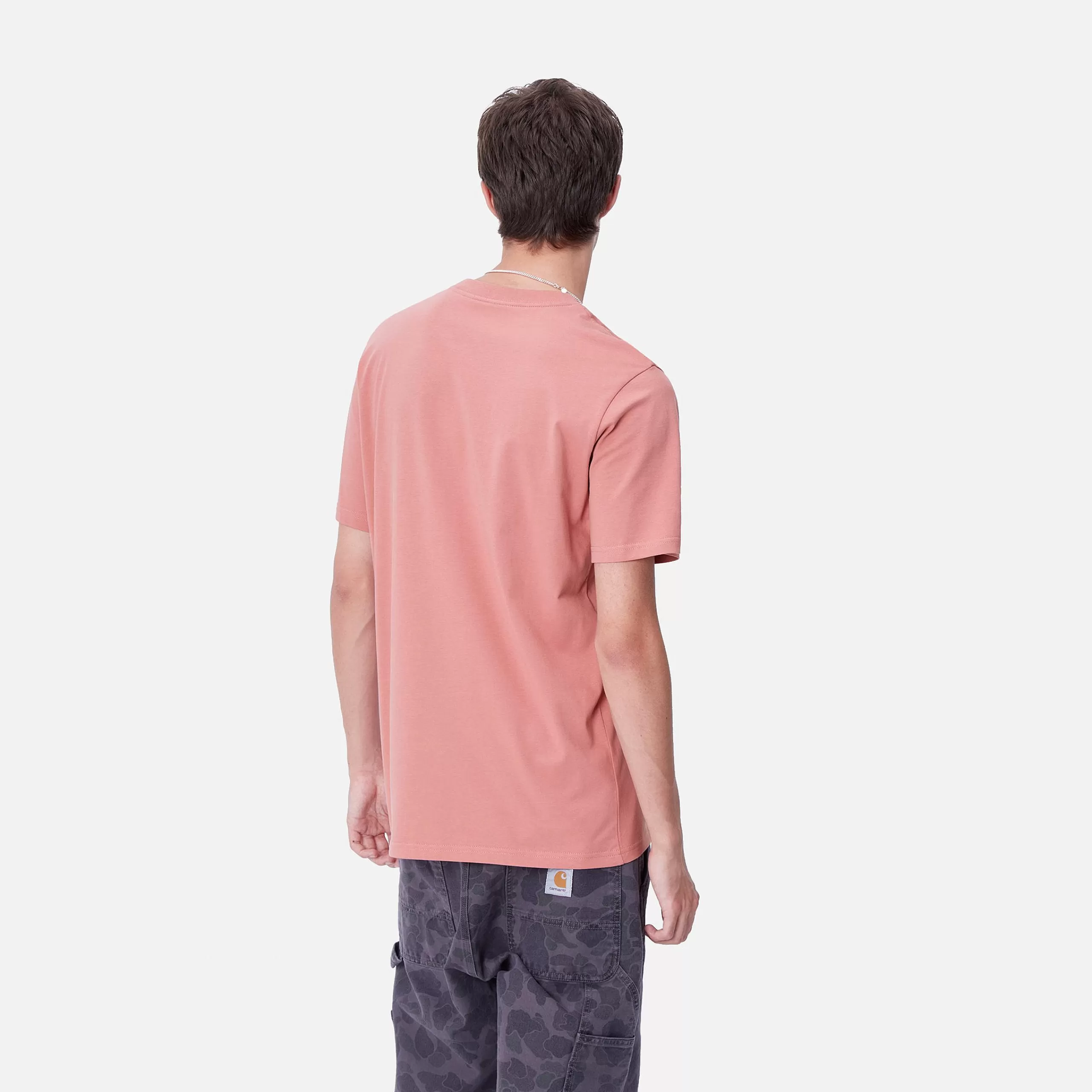 Hot Carhartt WIP S/S Script T-Shirt Dusty Rose / Sycamore Tree