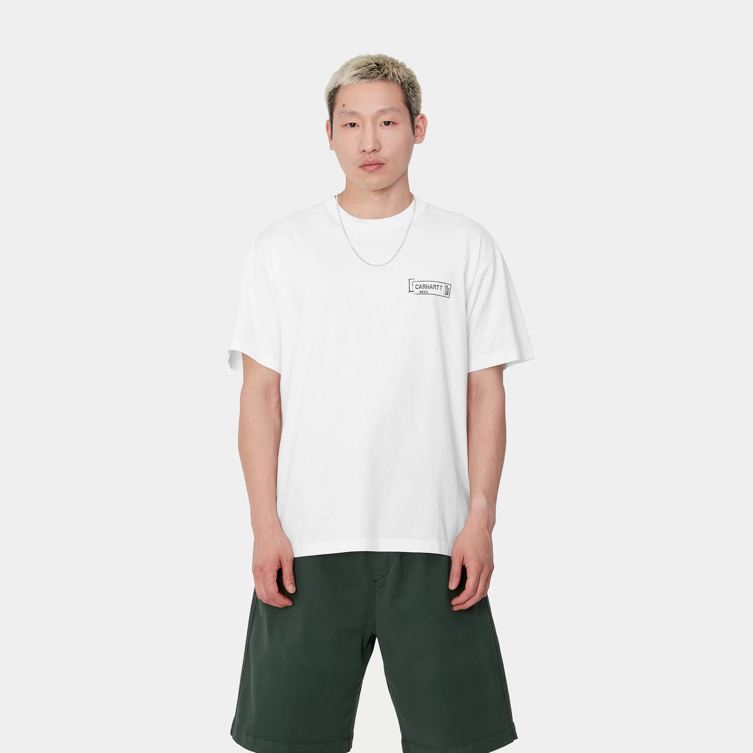 Best Carhartt WIP S/S Stamp T-Shirt White / Black