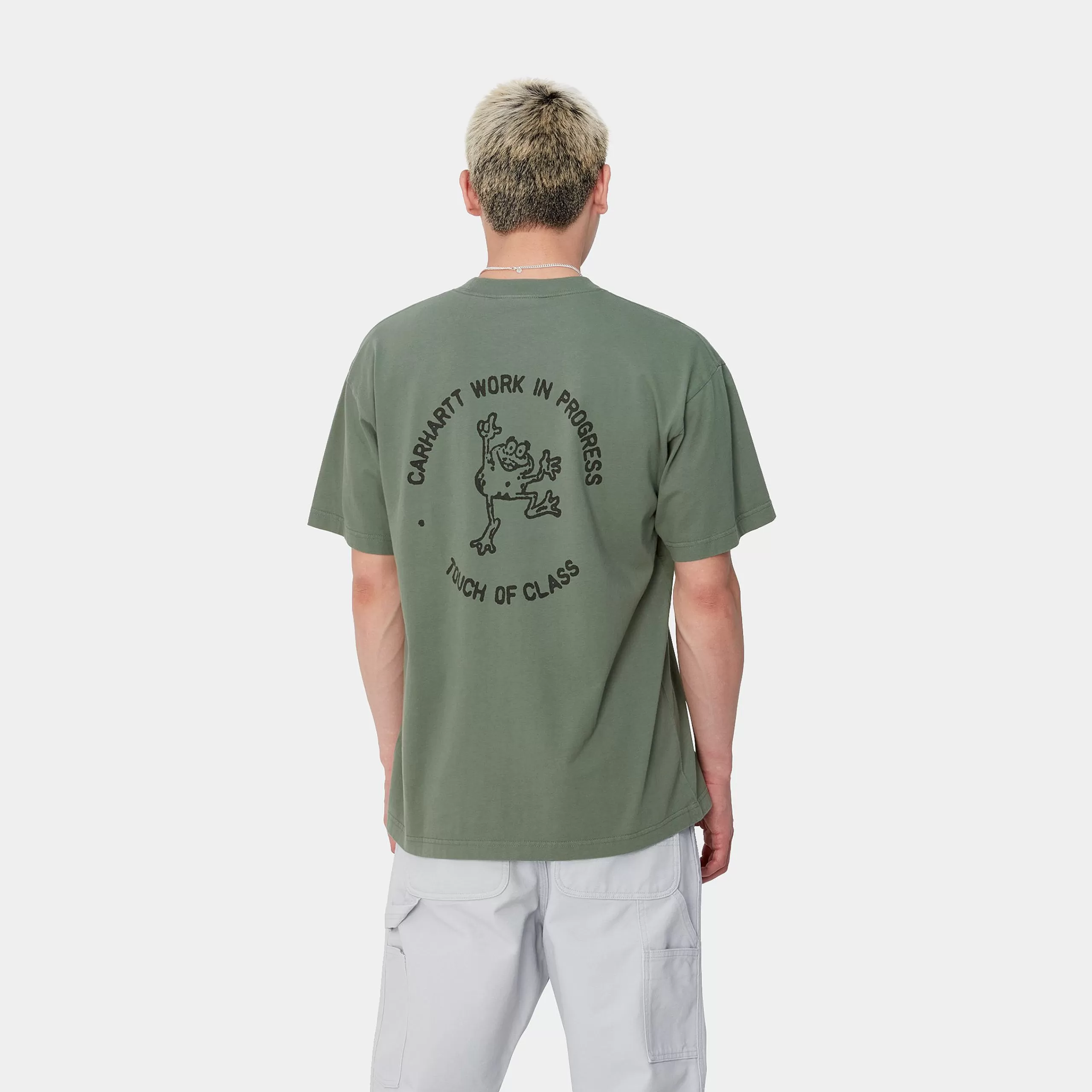 Store Carhartt WIP S/S Stamp T-Shirt Duck Green / Black