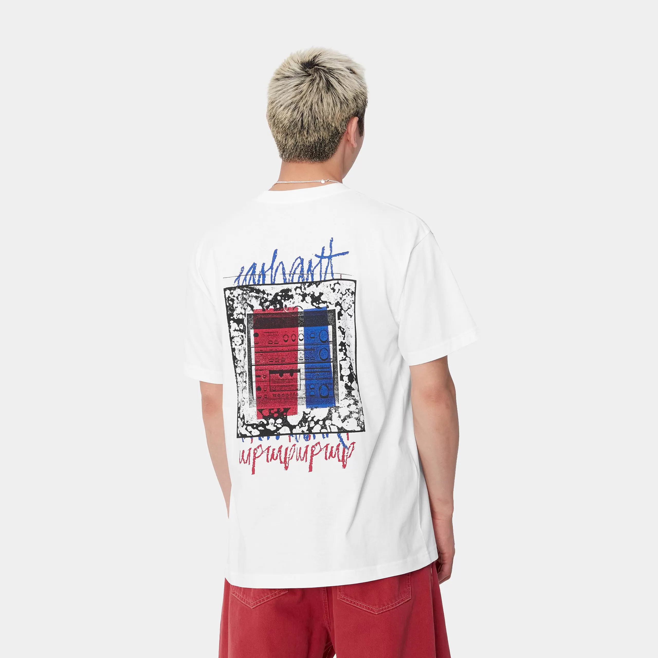 Shop Carhartt WIP S/S Stereo T-Shirt White