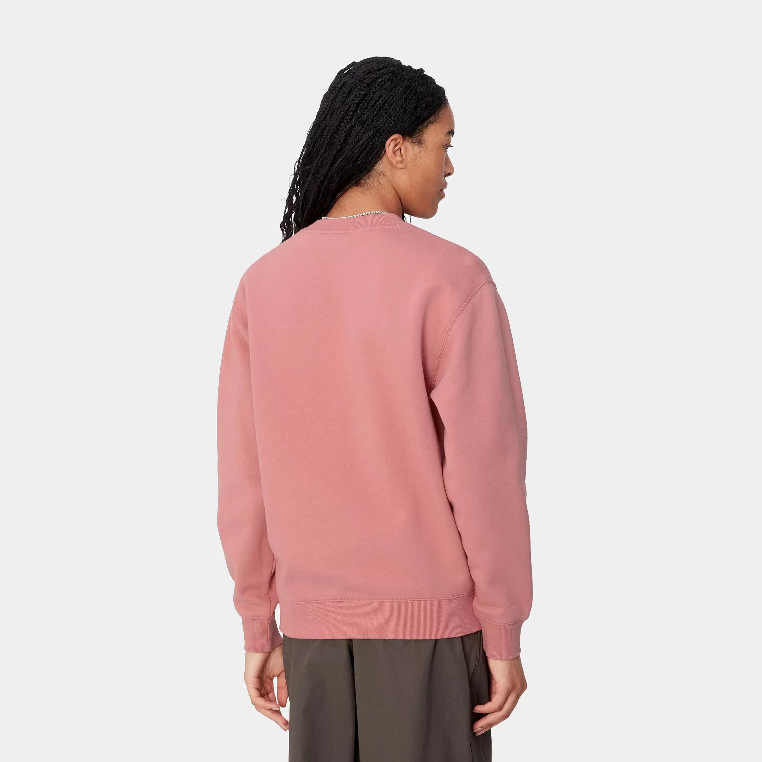 Discount Carhartt WIP W' Carhartt Sweatshirt Dusty Rose / Moonbeam