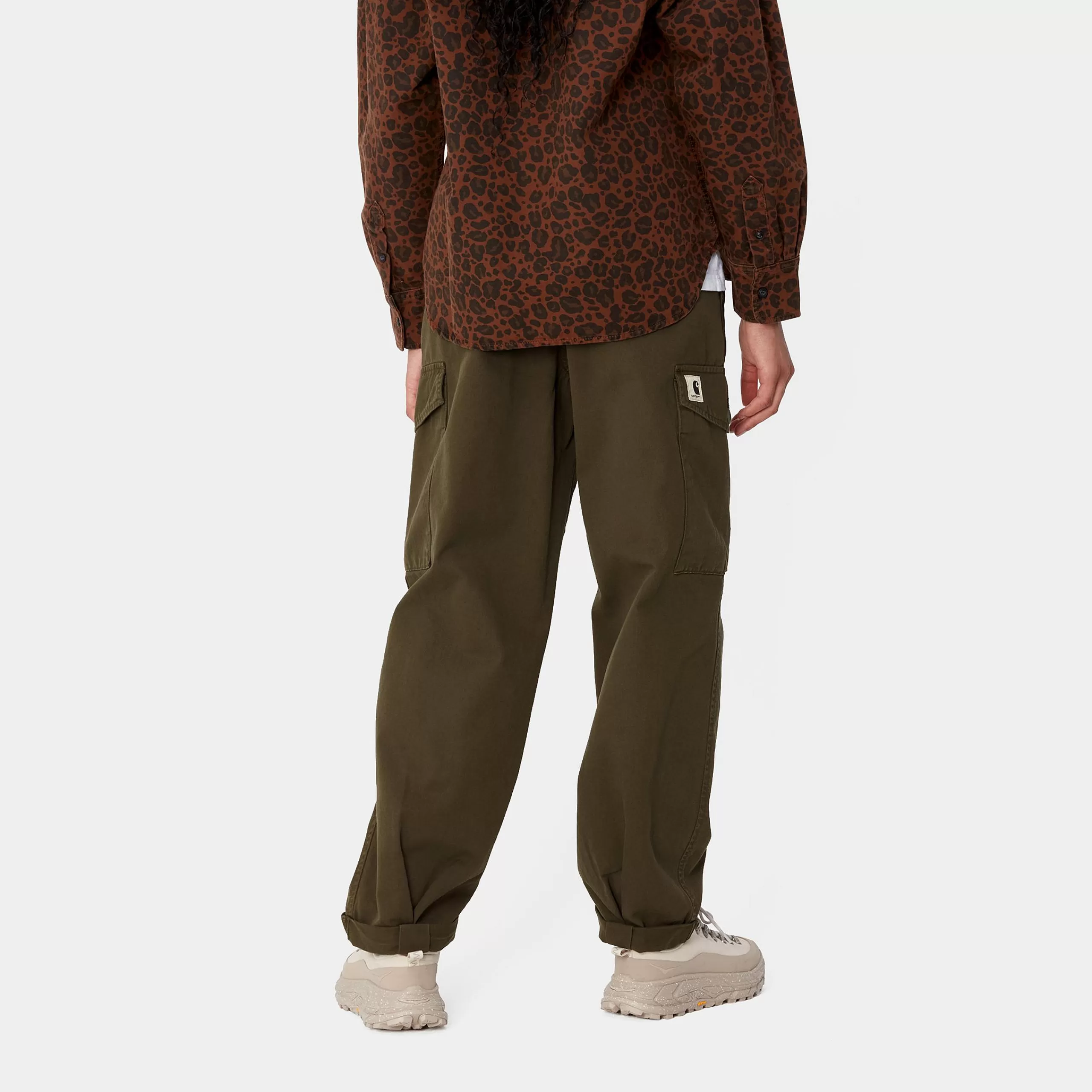 New Carhartt WIP W' Collins Pant Office Green