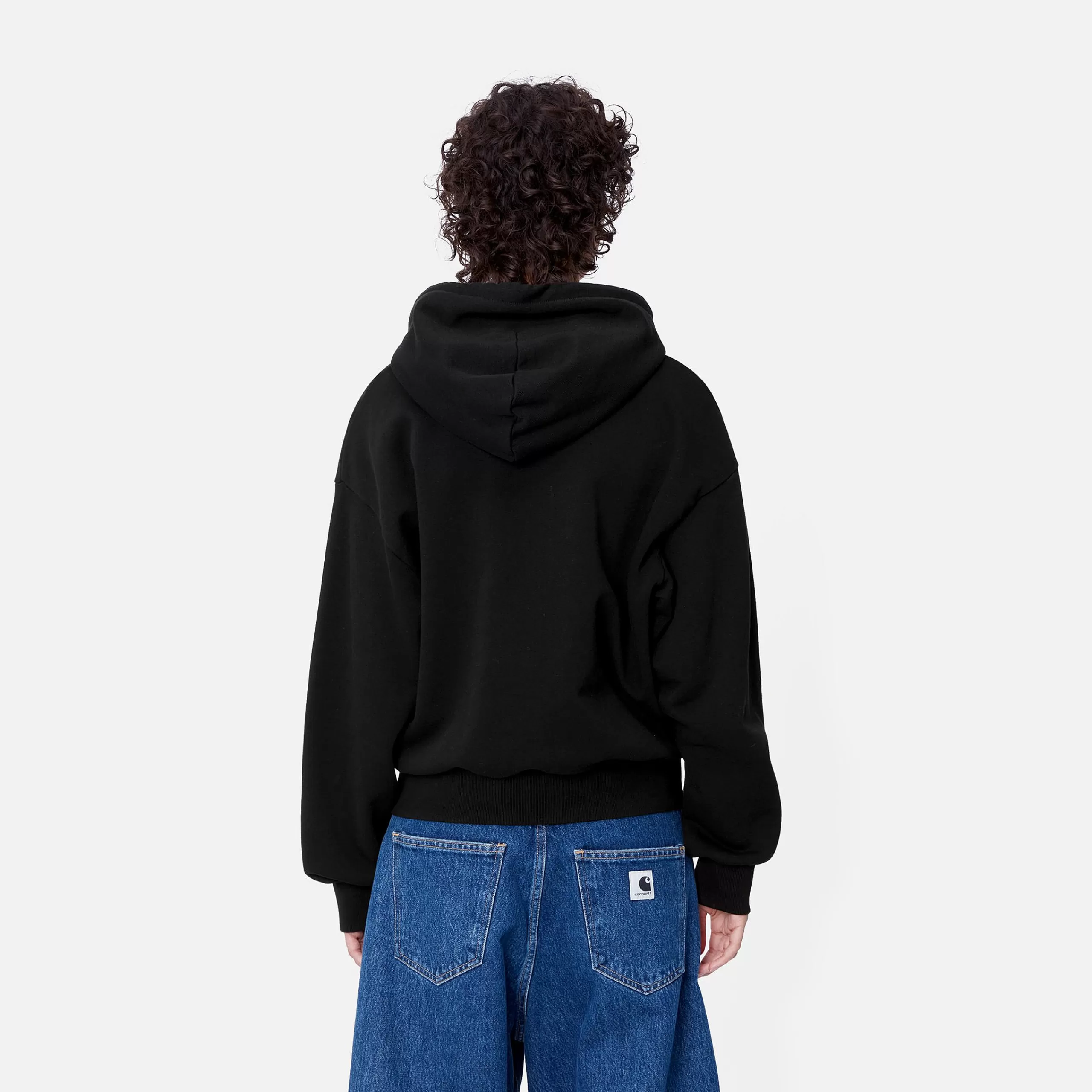Cheap Carhartt WIP W' Hooded Casey Sweatshirt Black / Silver