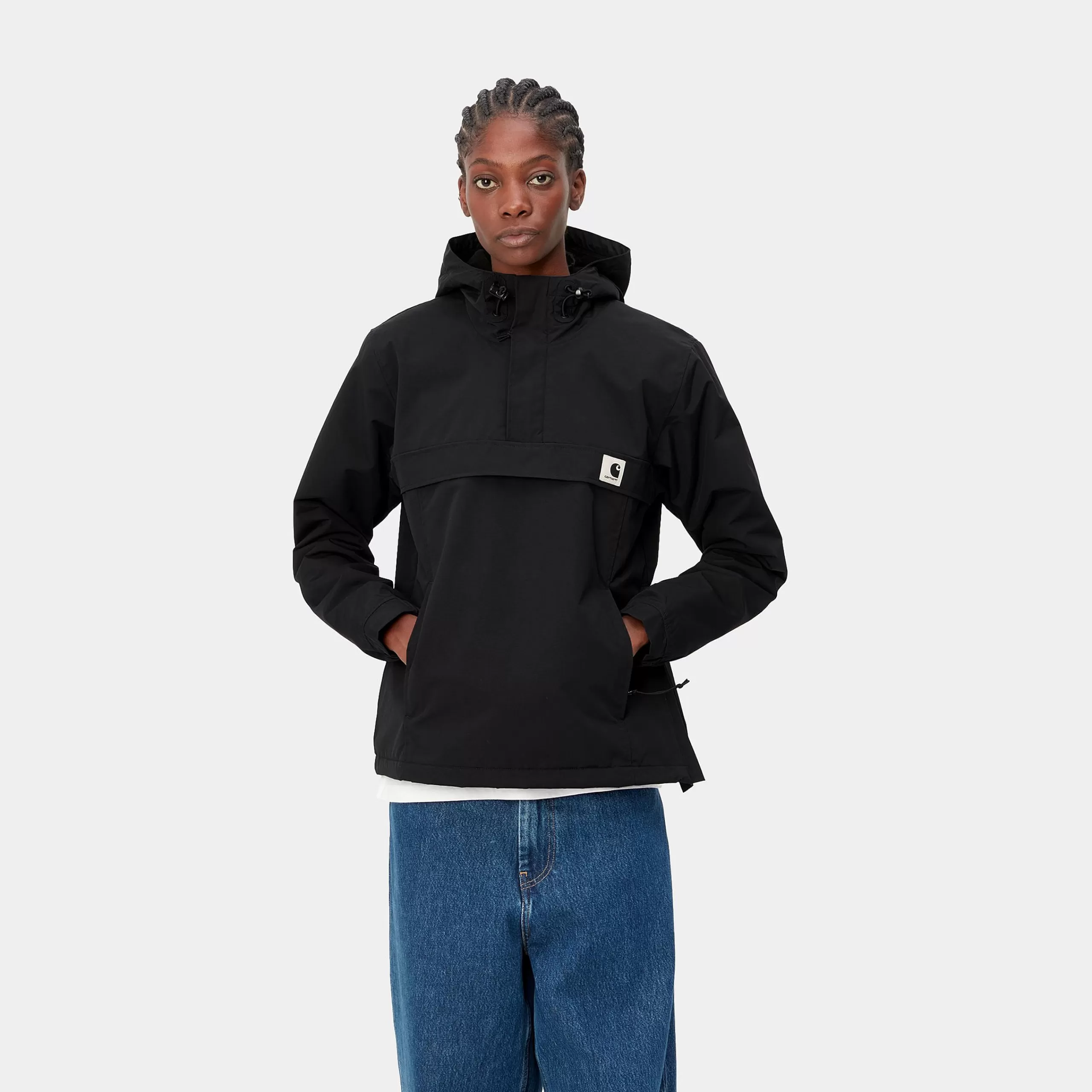 New Carhartt WIP W' Nimbus Pullover (Winter) Black