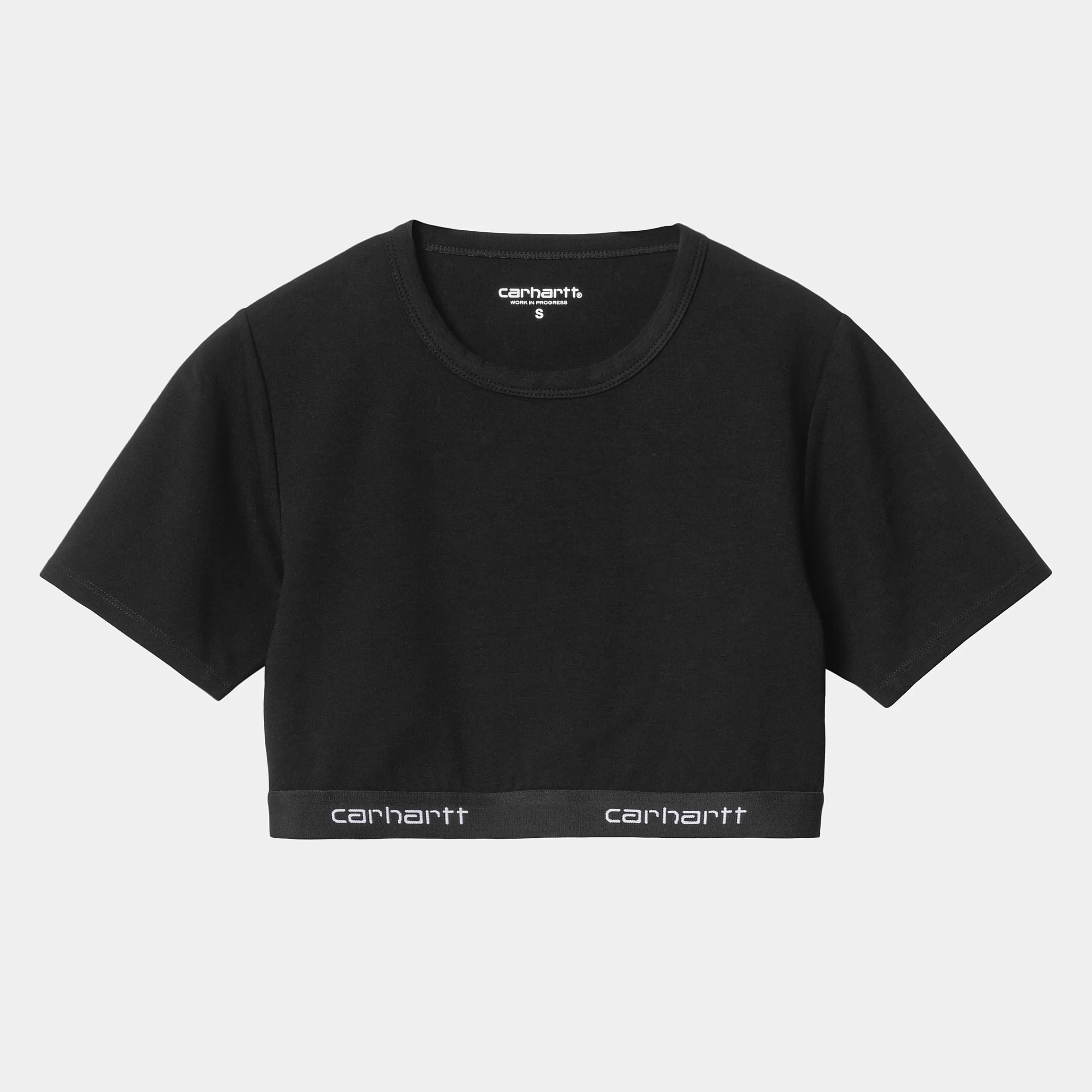 Outlet Carhartt WIP W' Script Crop Top Black