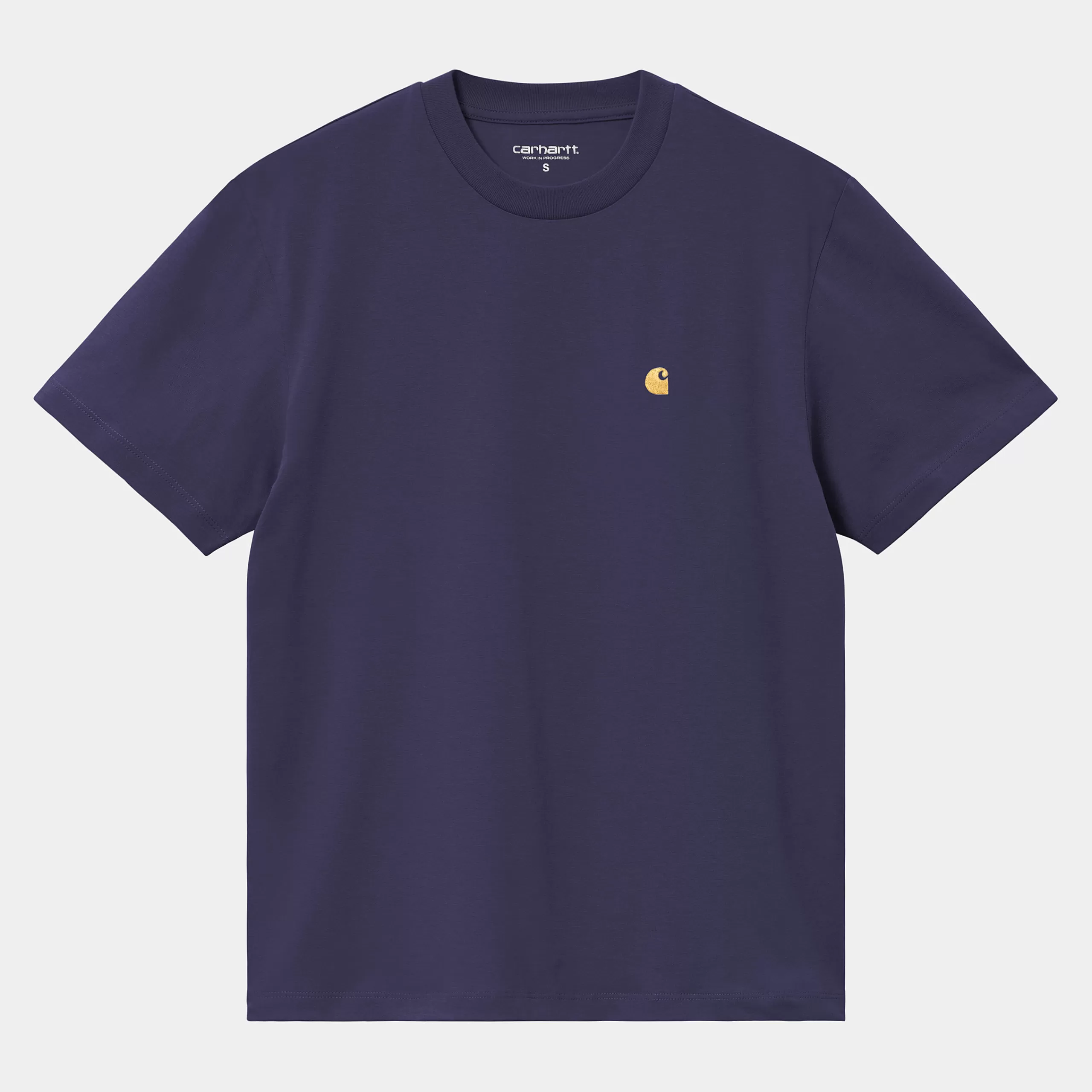 Discount Carhartt WIP W' S/S Chase T-Shirt Aura / Gold