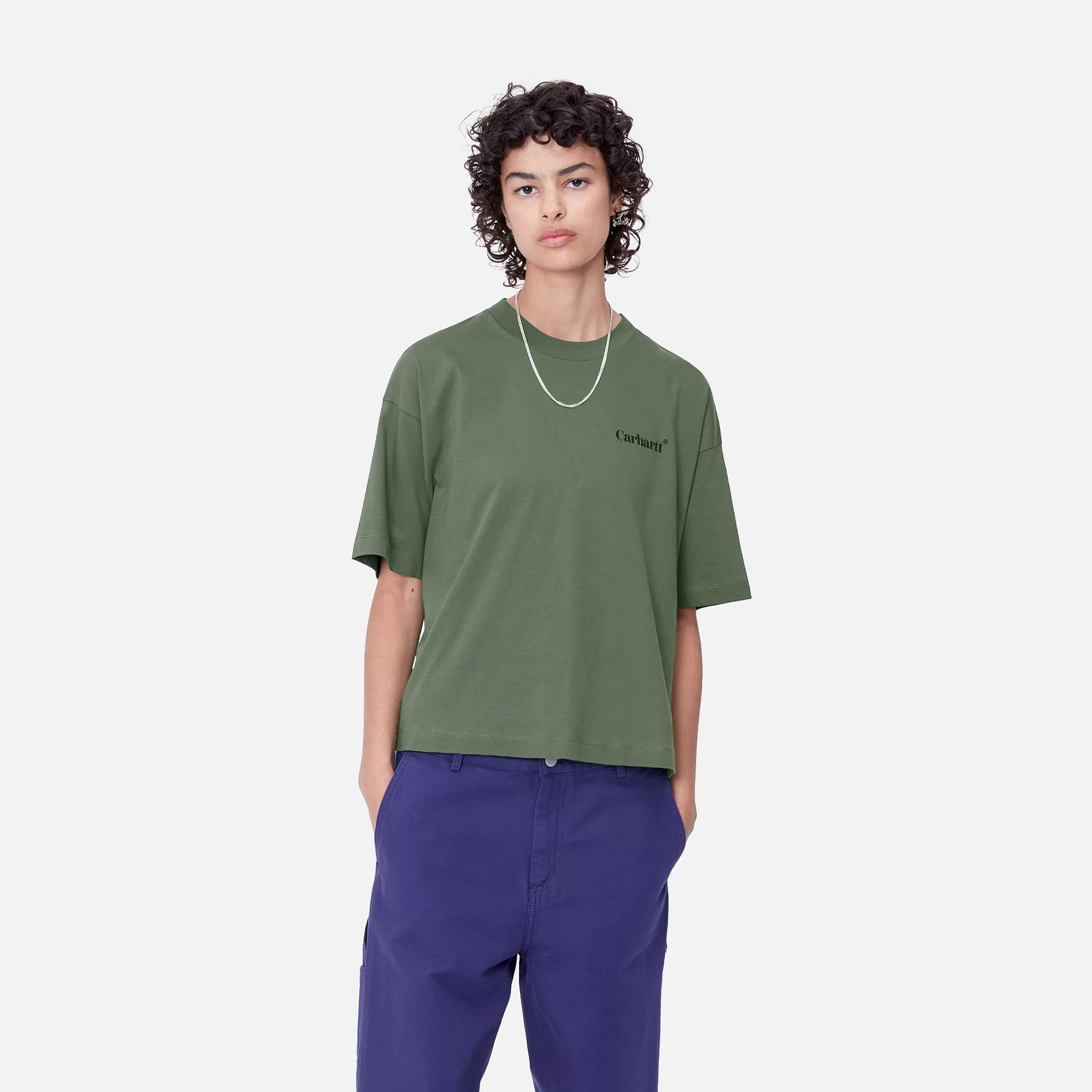 Cheap Carhartt WIP W' S/S Fold Leo T-Shirt Duck Green